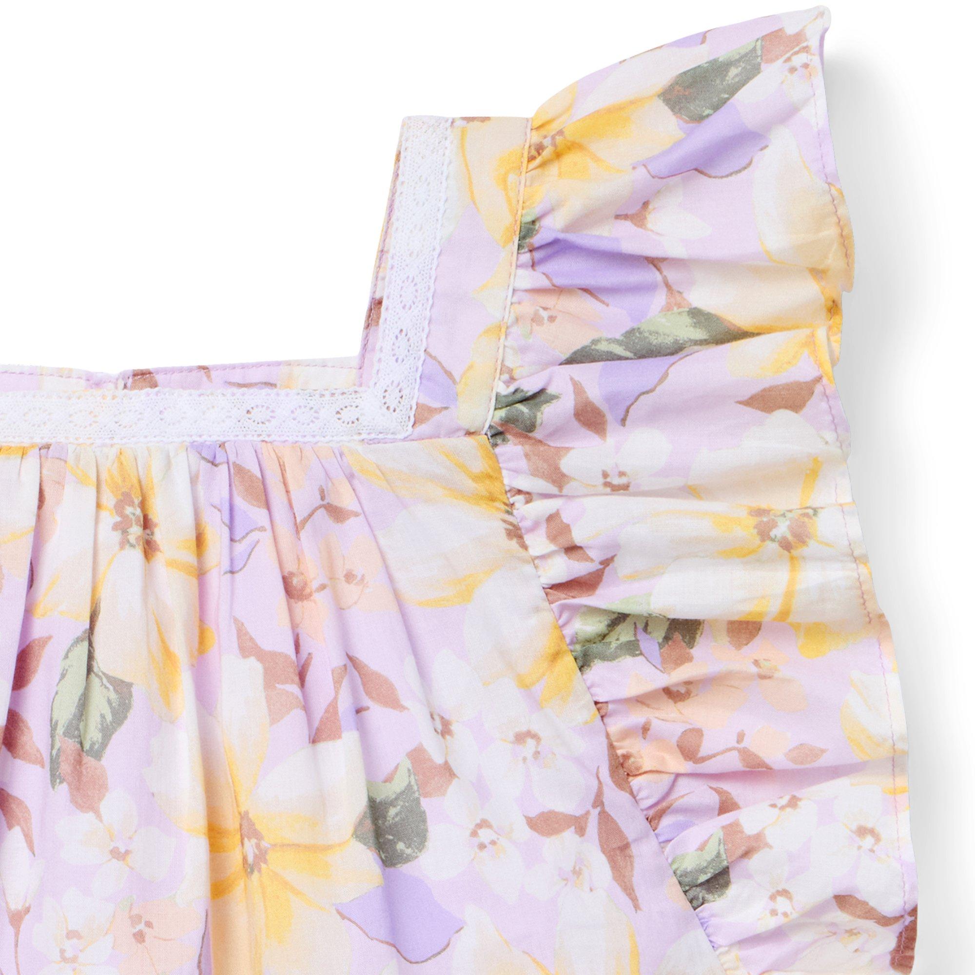 Floral Ruffle Sleeve Top image number 2