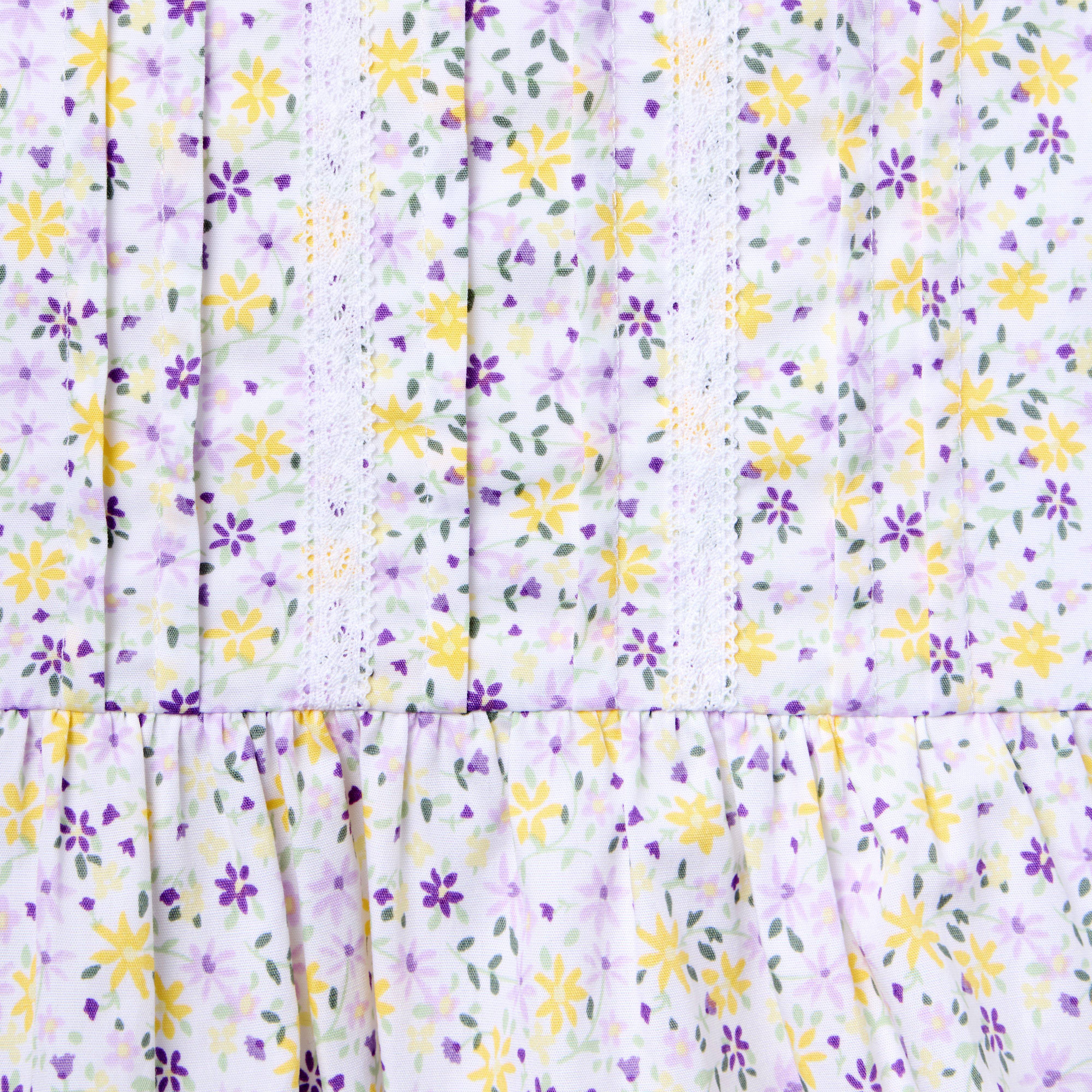 Ditsy Floral Pintuck Top image number 2