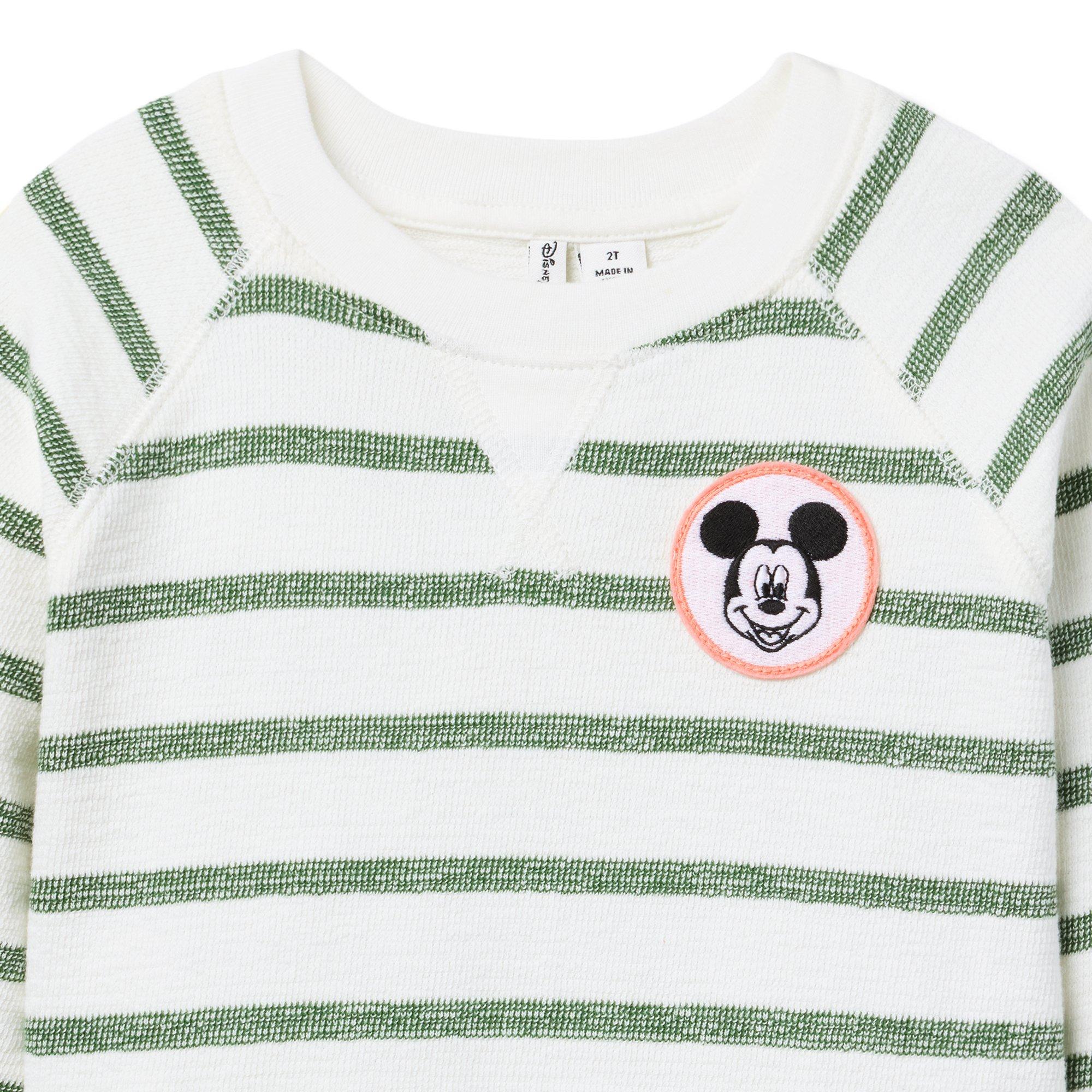 Disney Mickey Mouse Striped Sweatshirt image number 1
