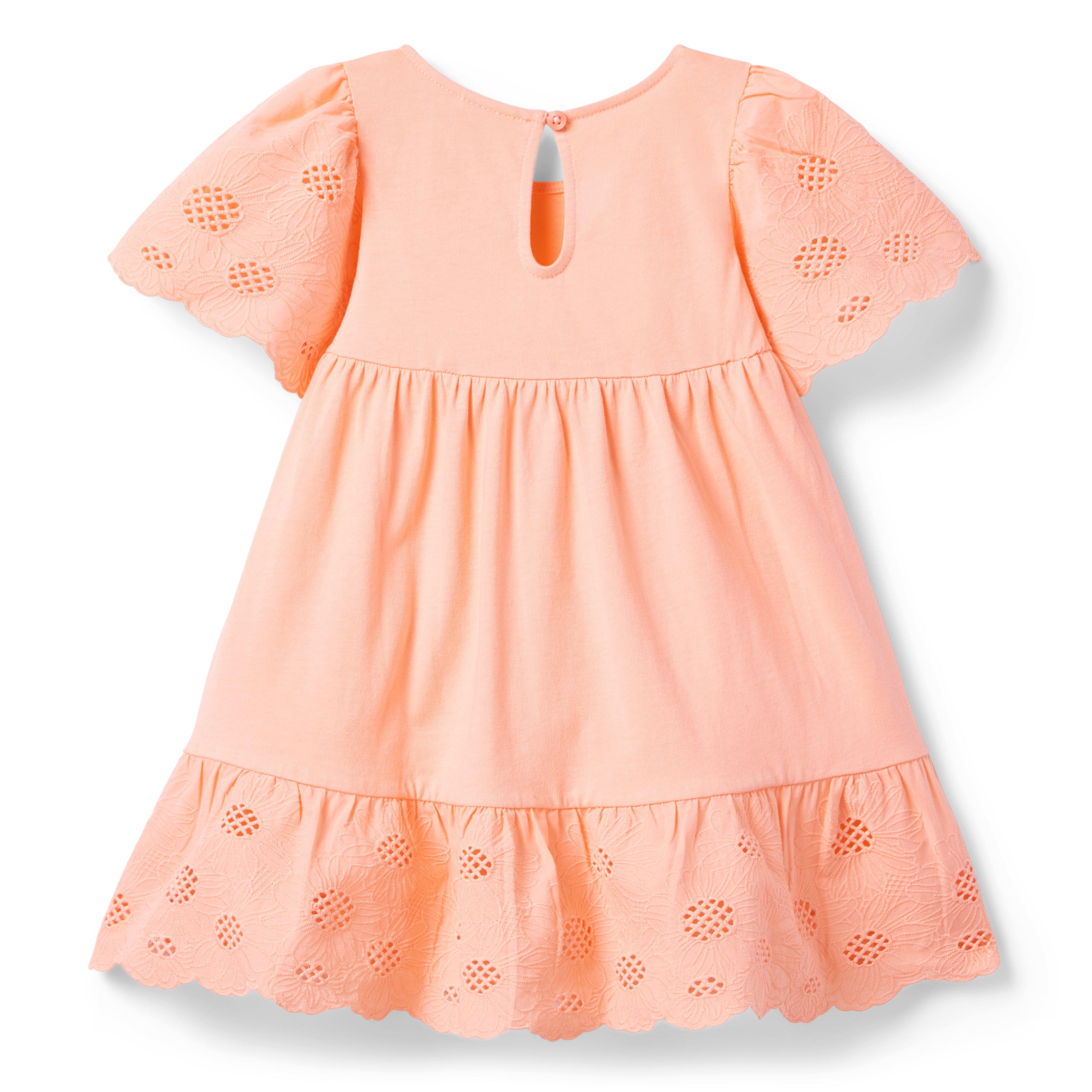 Embroidered Floral Tiered Dress image number 1