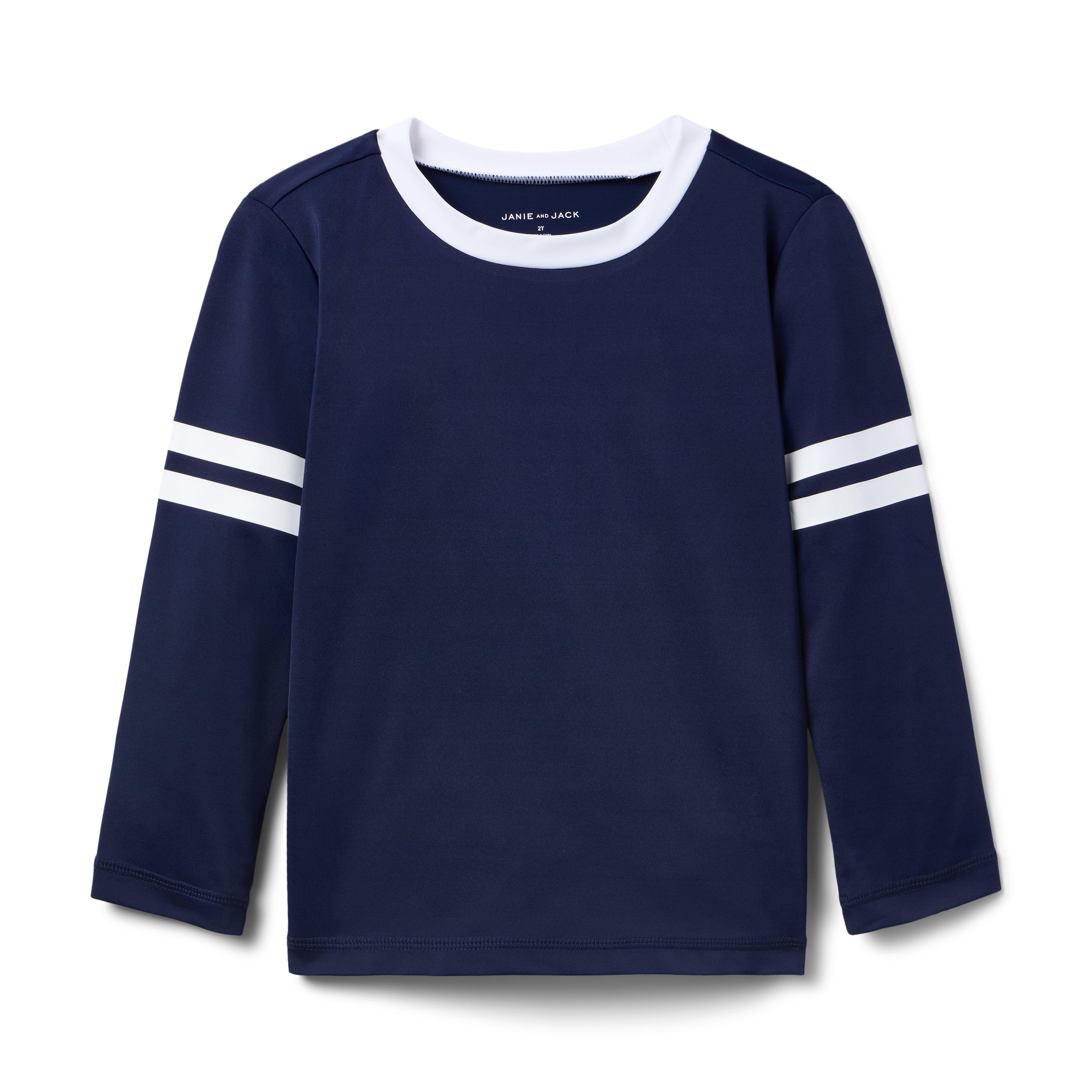 Recycled Stripe Rash Guard