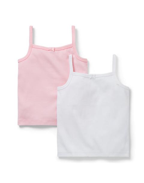 Ribbed Bow Camisole 2-Pack