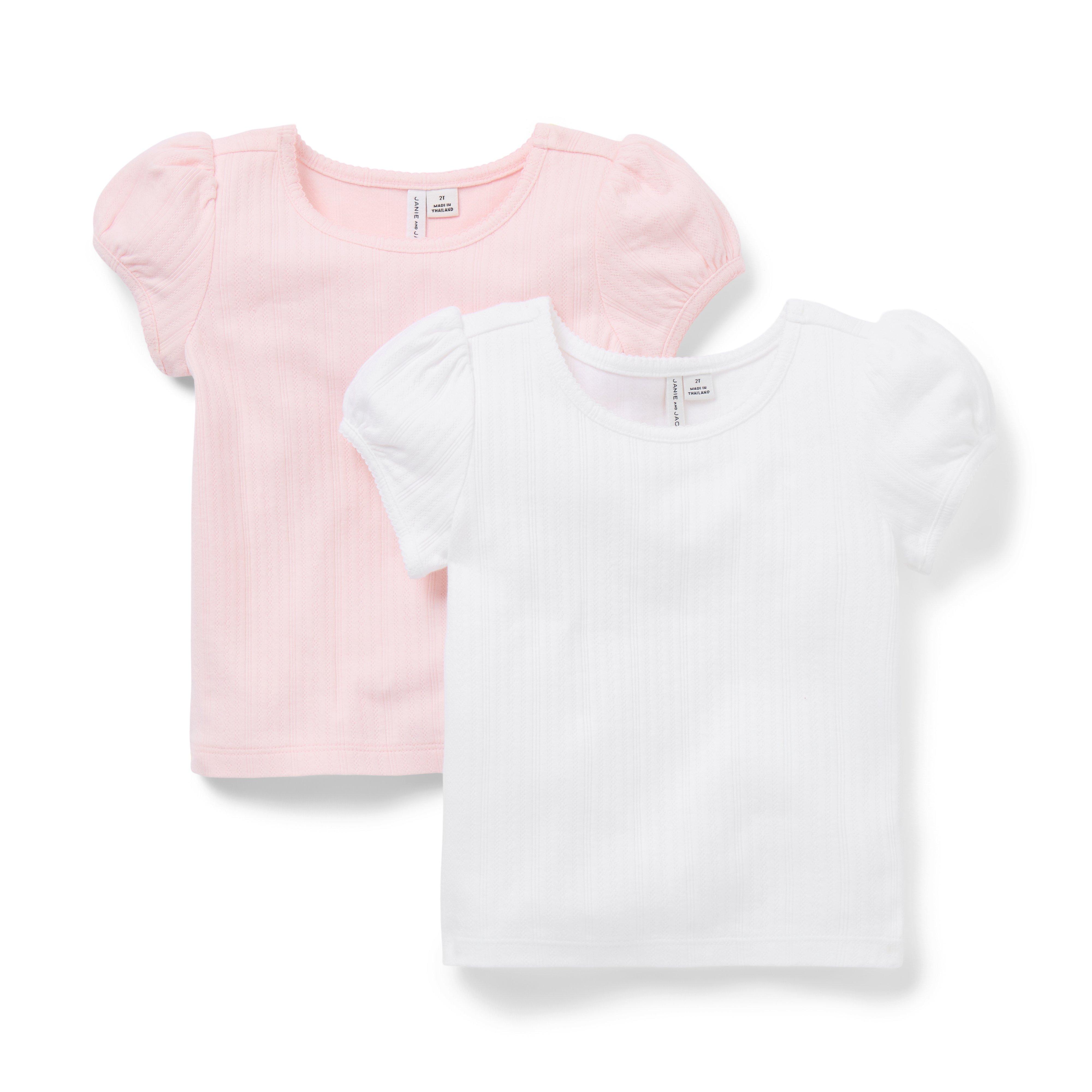 Pointelle Tee 2-Pack
