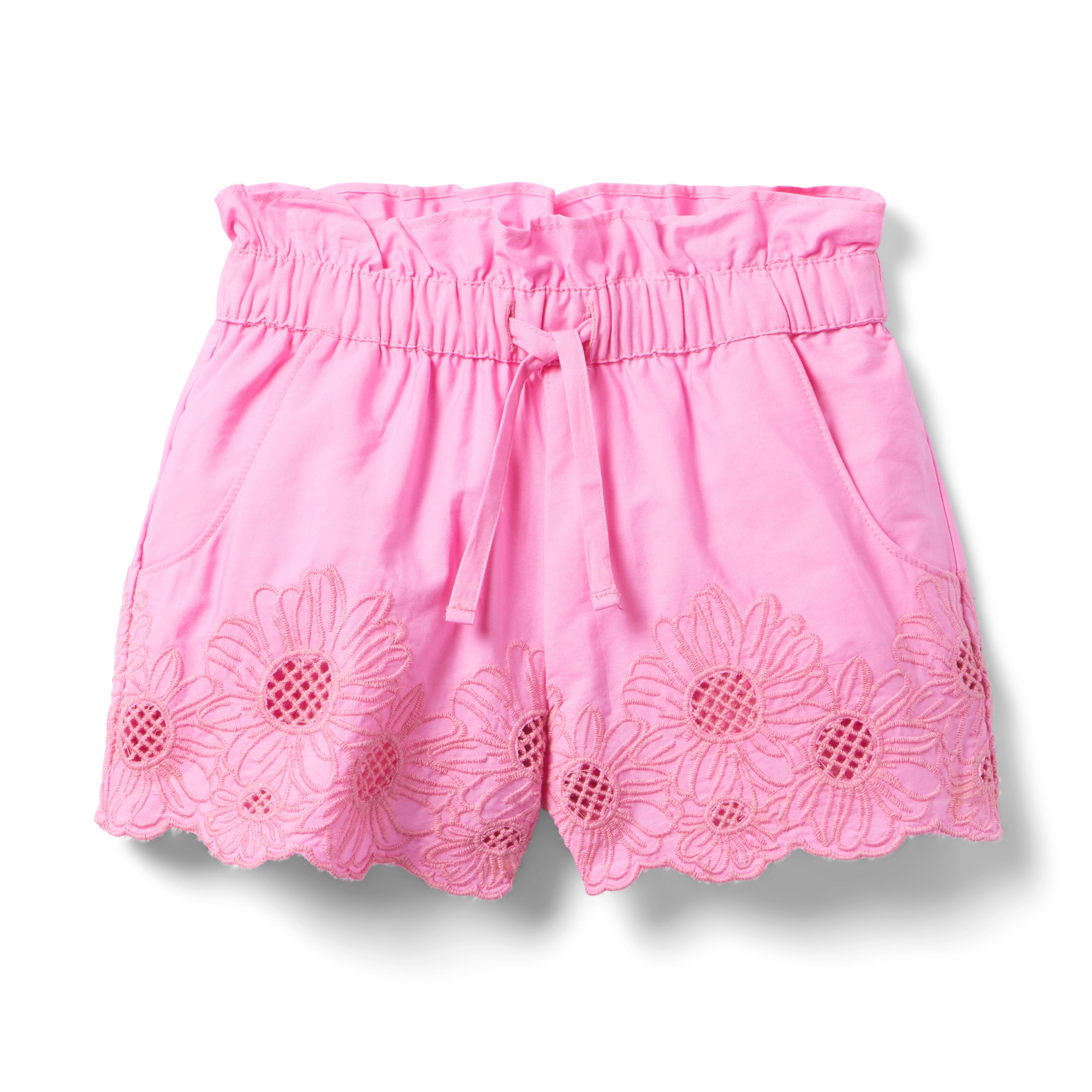 Tropical Floral Ruffle Short