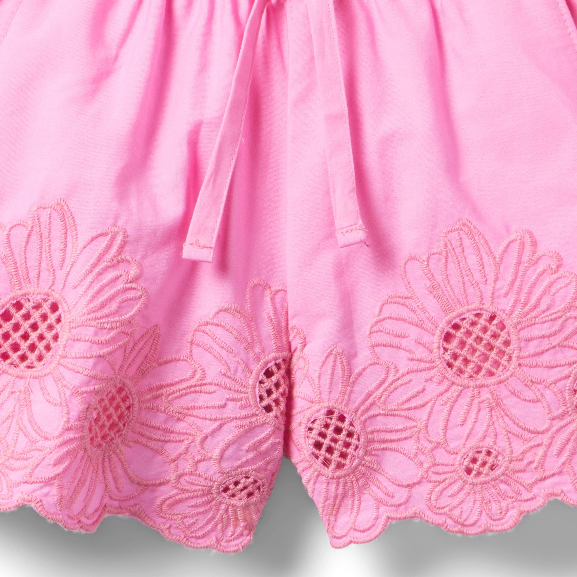 The Embroidered Floral Hem Short image number 2