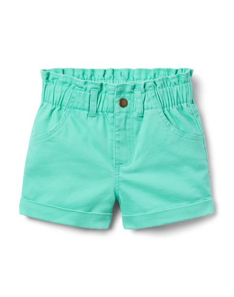 Twill Paperbag Waist Short