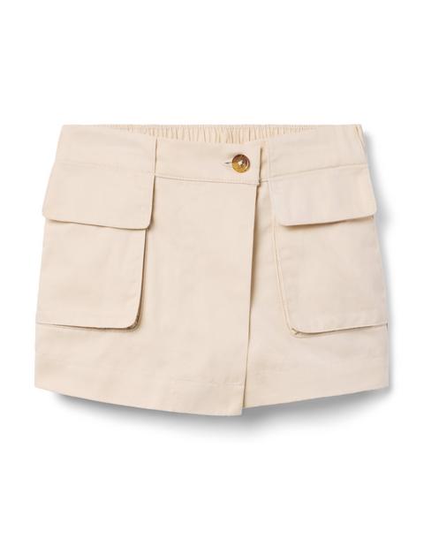 The Twill Cargo Skort