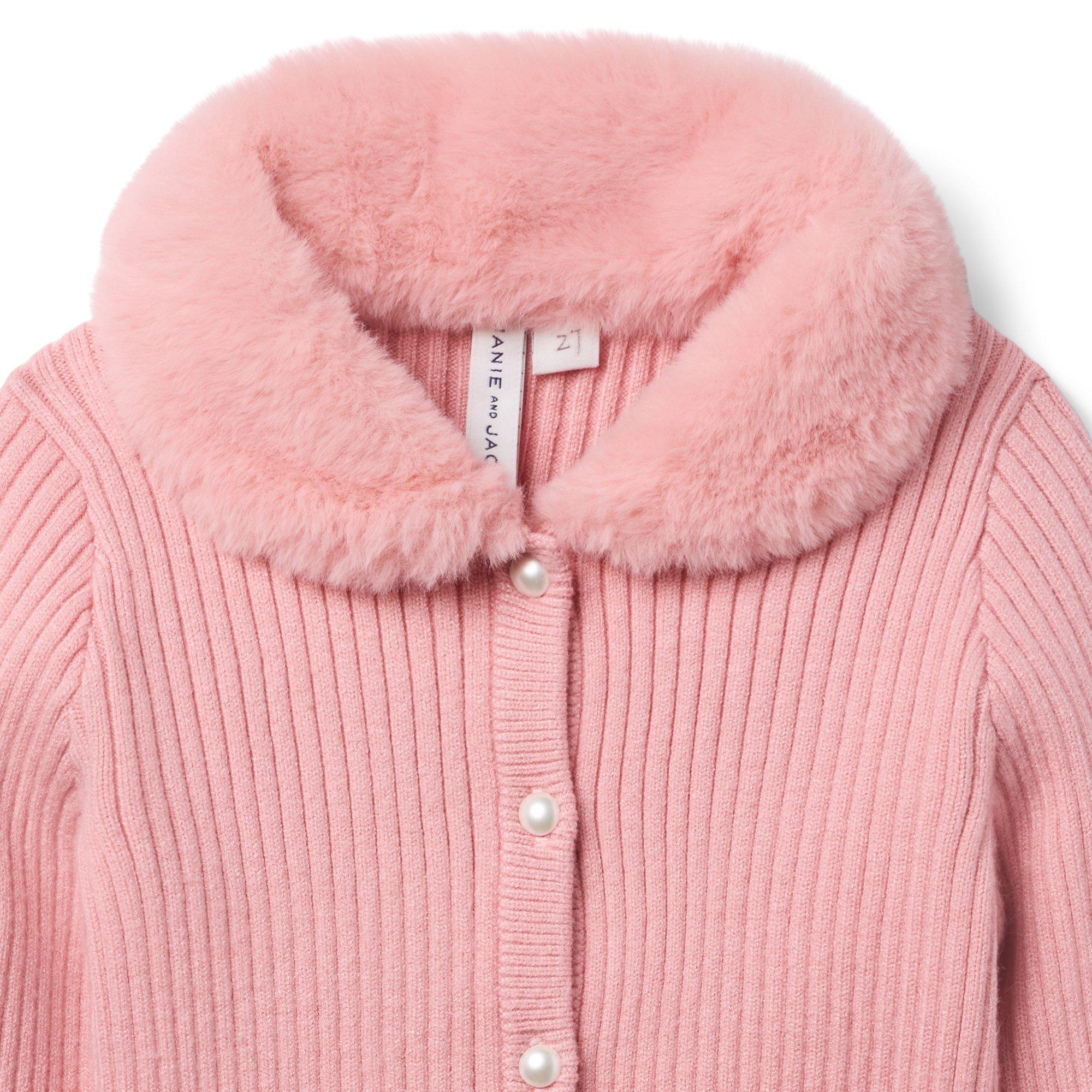 American Girl® x Janie and Jack Ribbed Cardigan image number 1