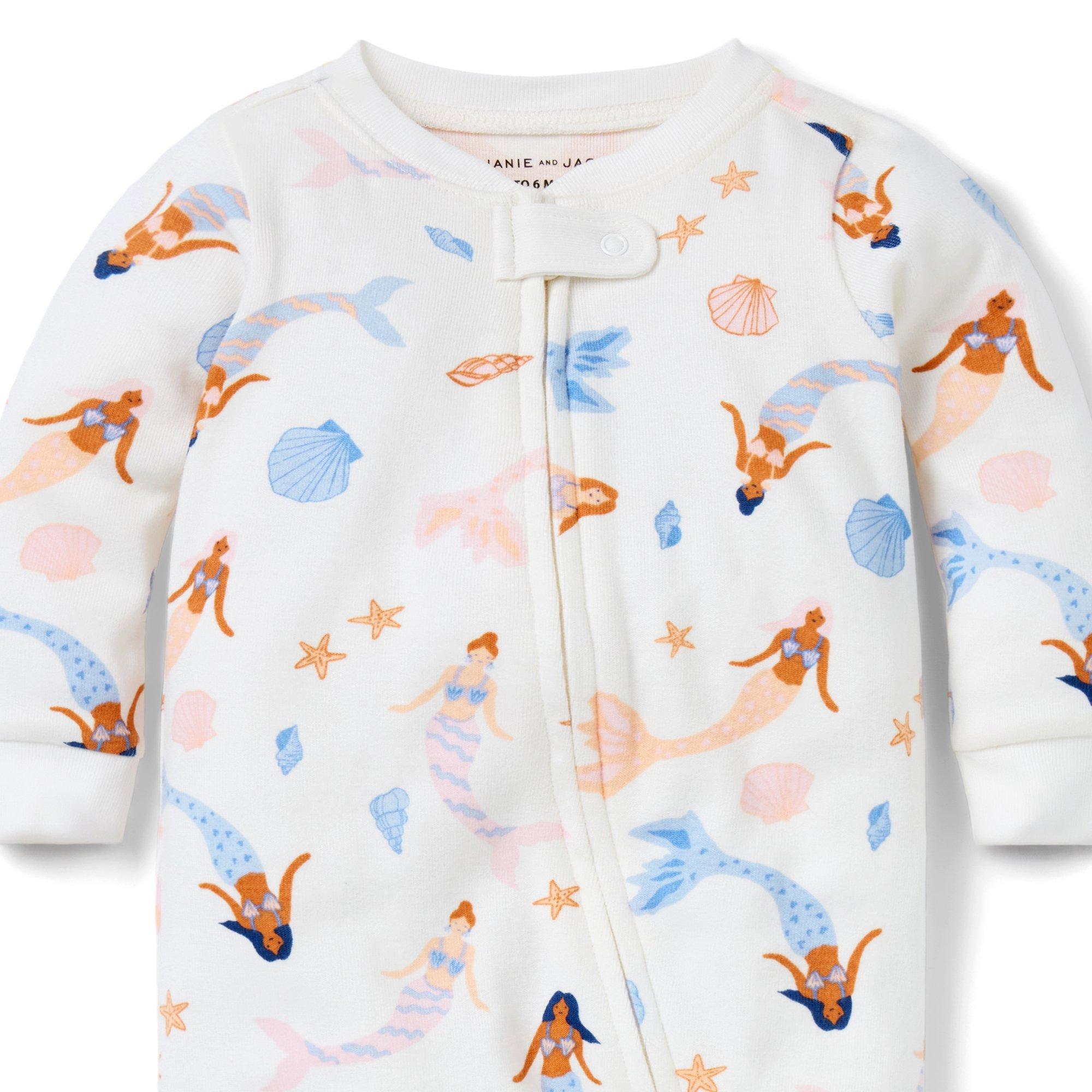 Baby Good Night Footed Pajama In Mermaid image number 1