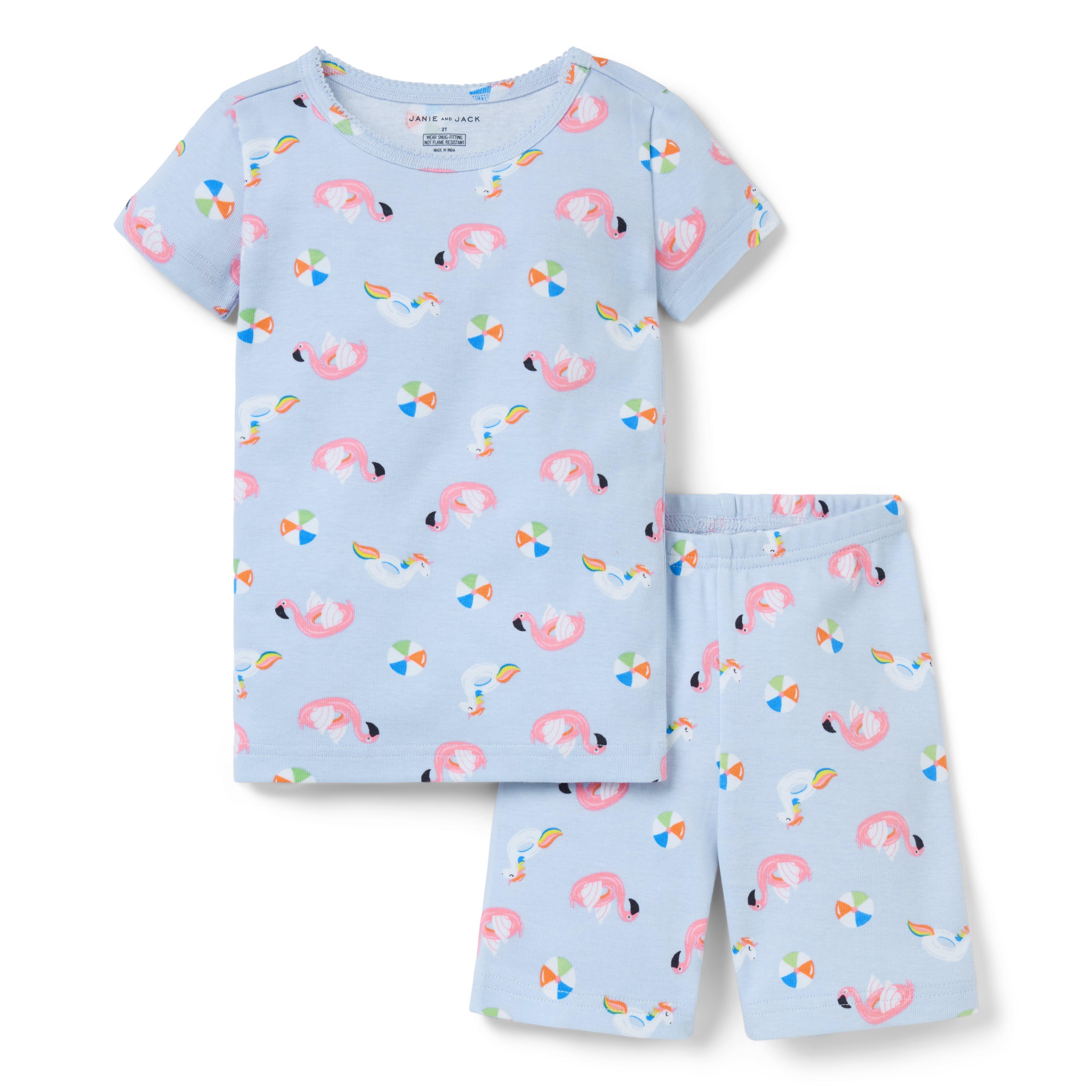 Good Night Short Pajama In Pool Float