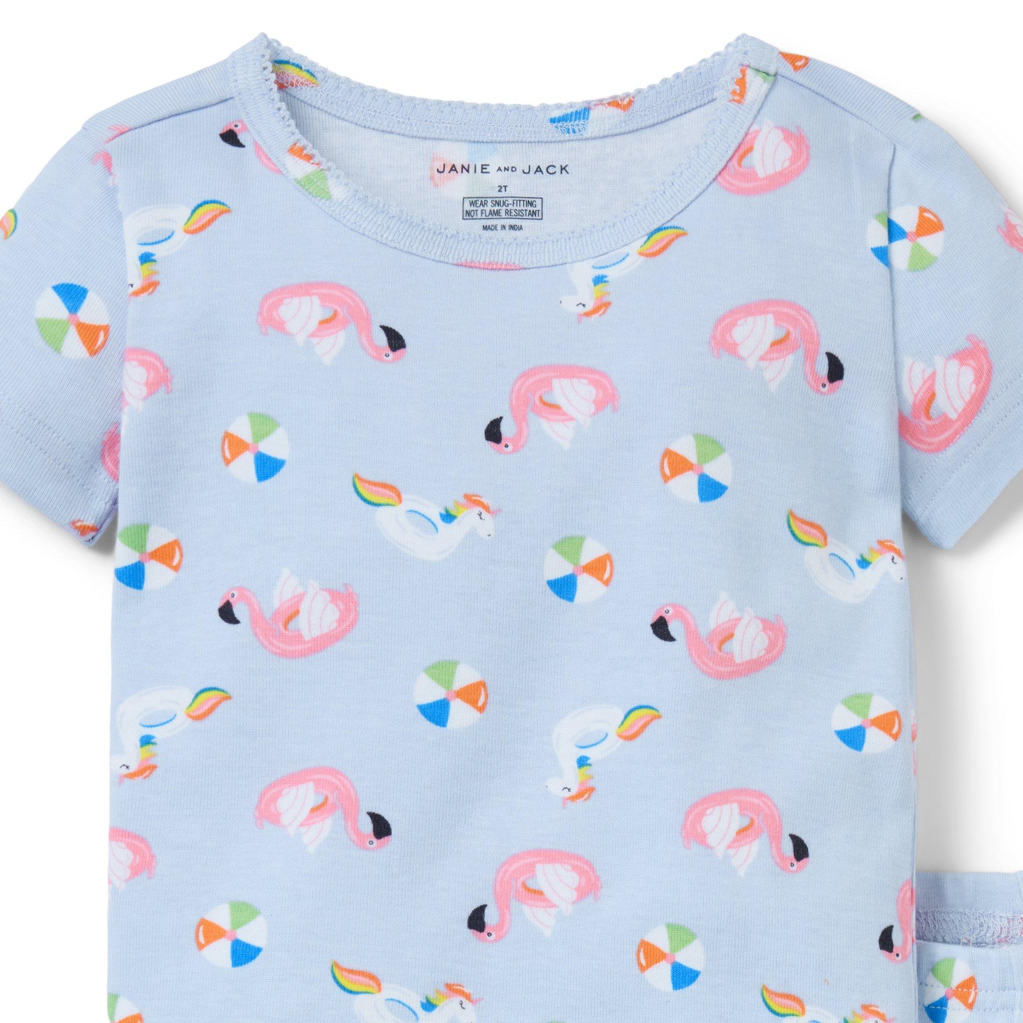 Good Night Short Pajama In Pool Float image number 1