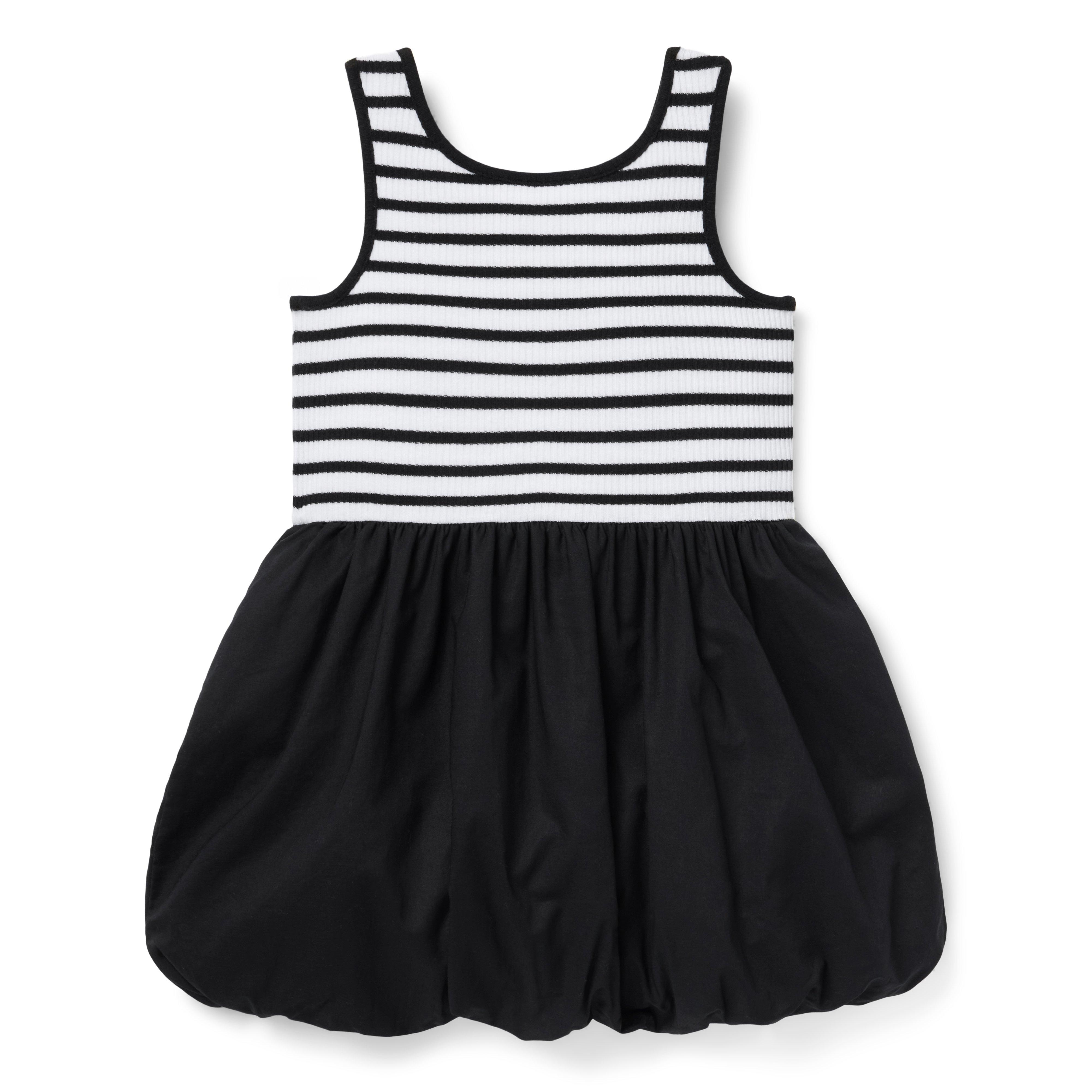 Striped Bubble Hem Dress image number 1