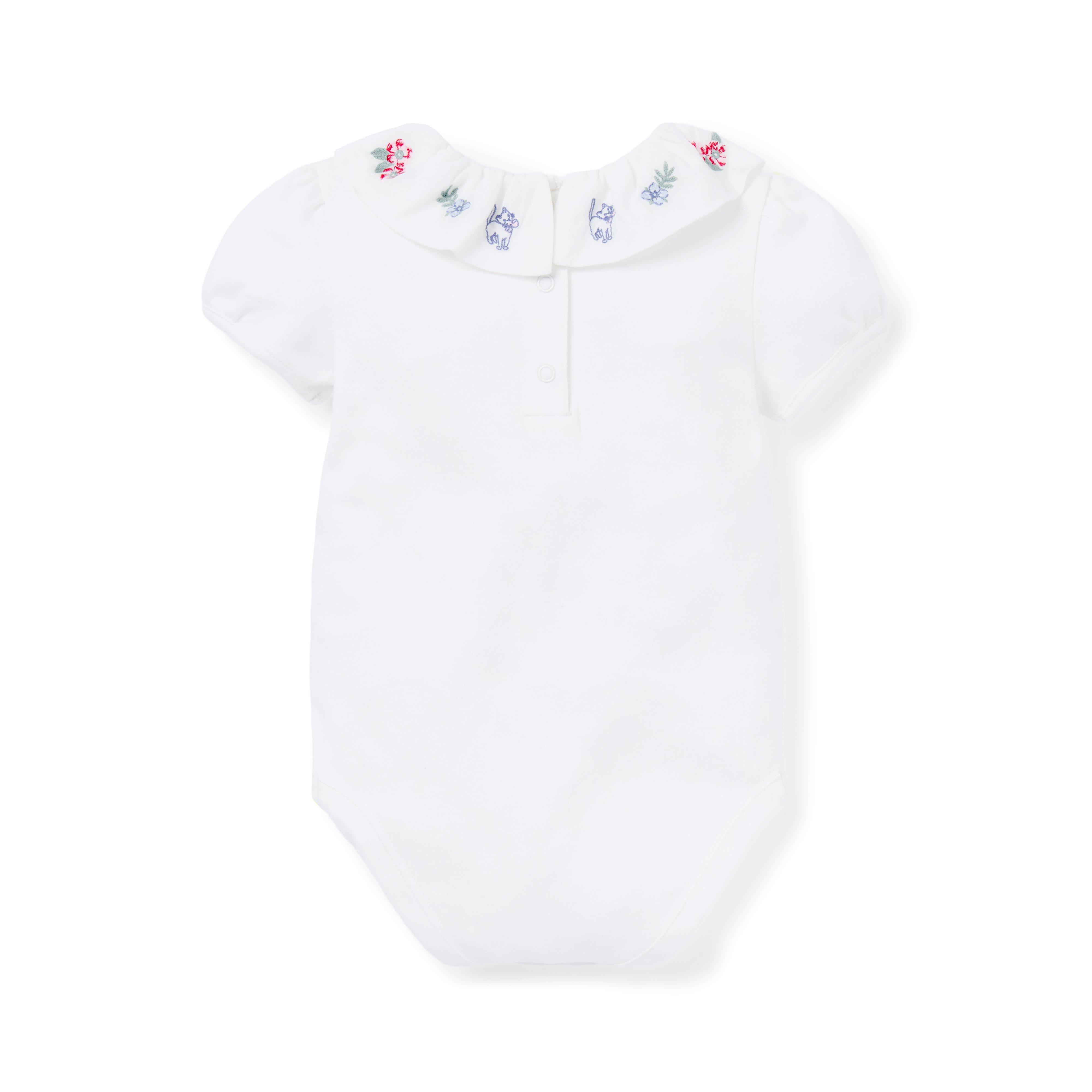 Baby Kitten Ruffle Collar Bodysuit image number 1
