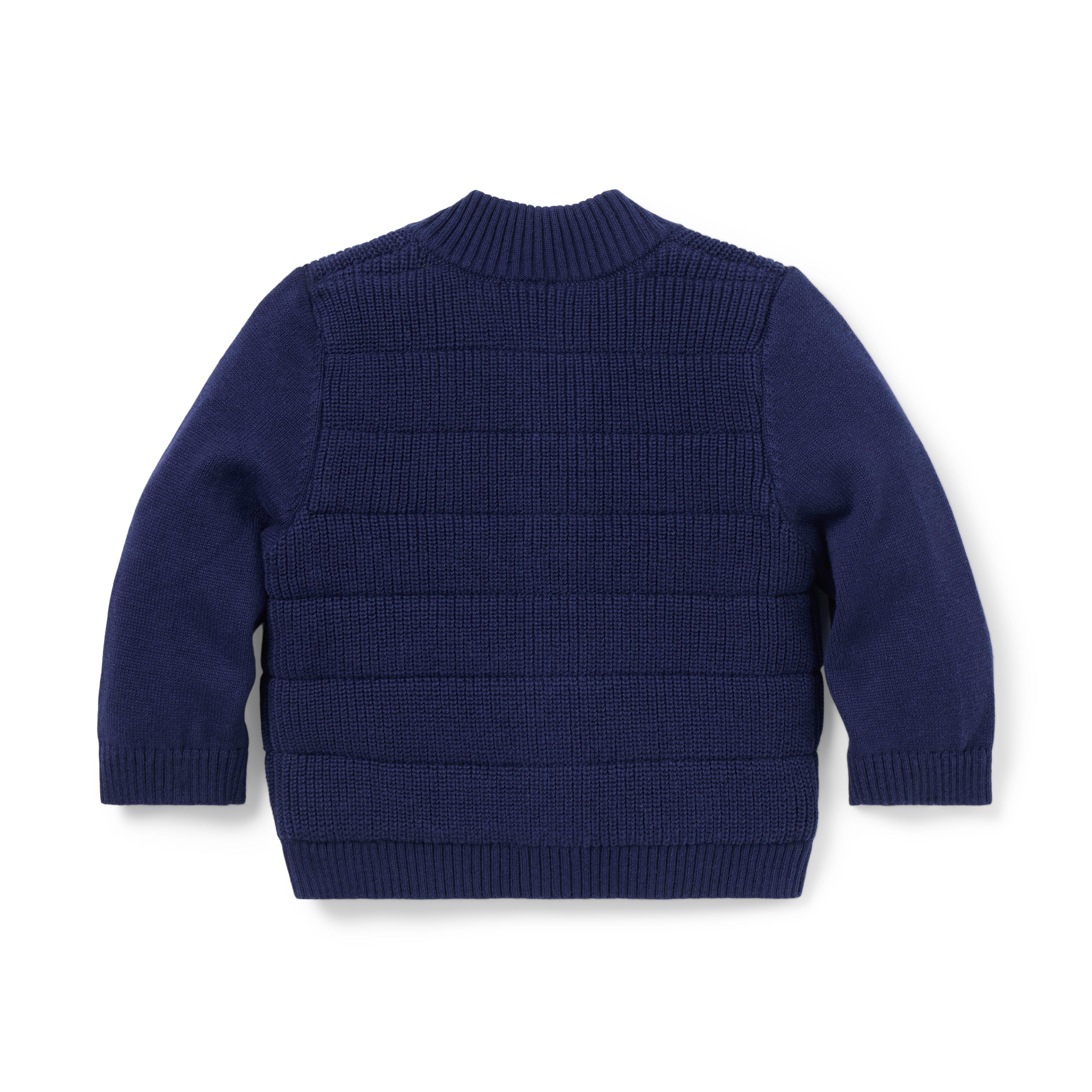 Baby Quilted Sweater Jacket image number 2