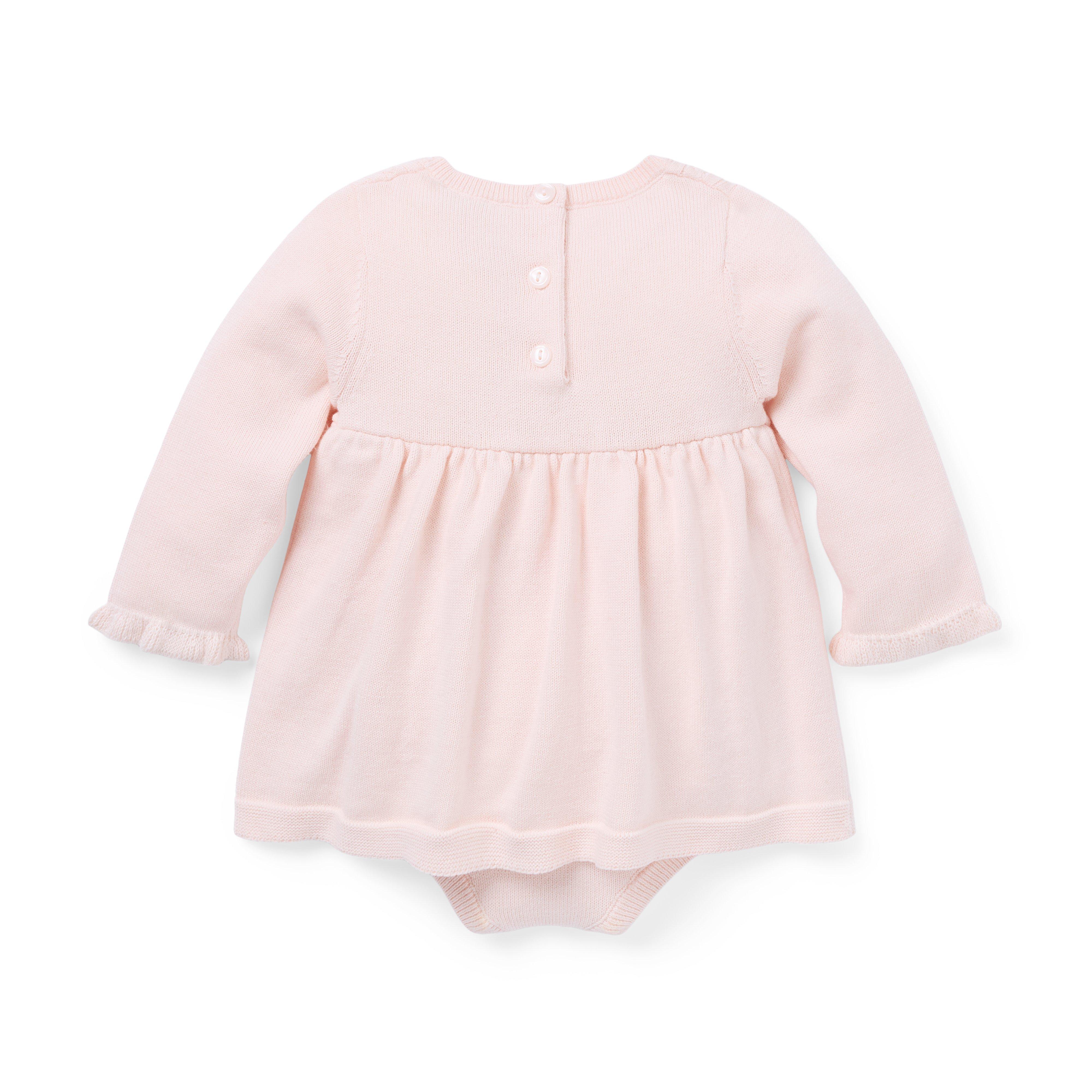 Baby Cable Knit Romper image number 2