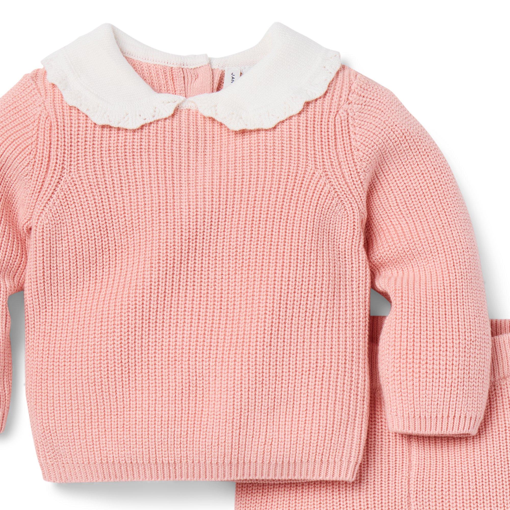 Baby Crochet Collar Matching Set image number 3
