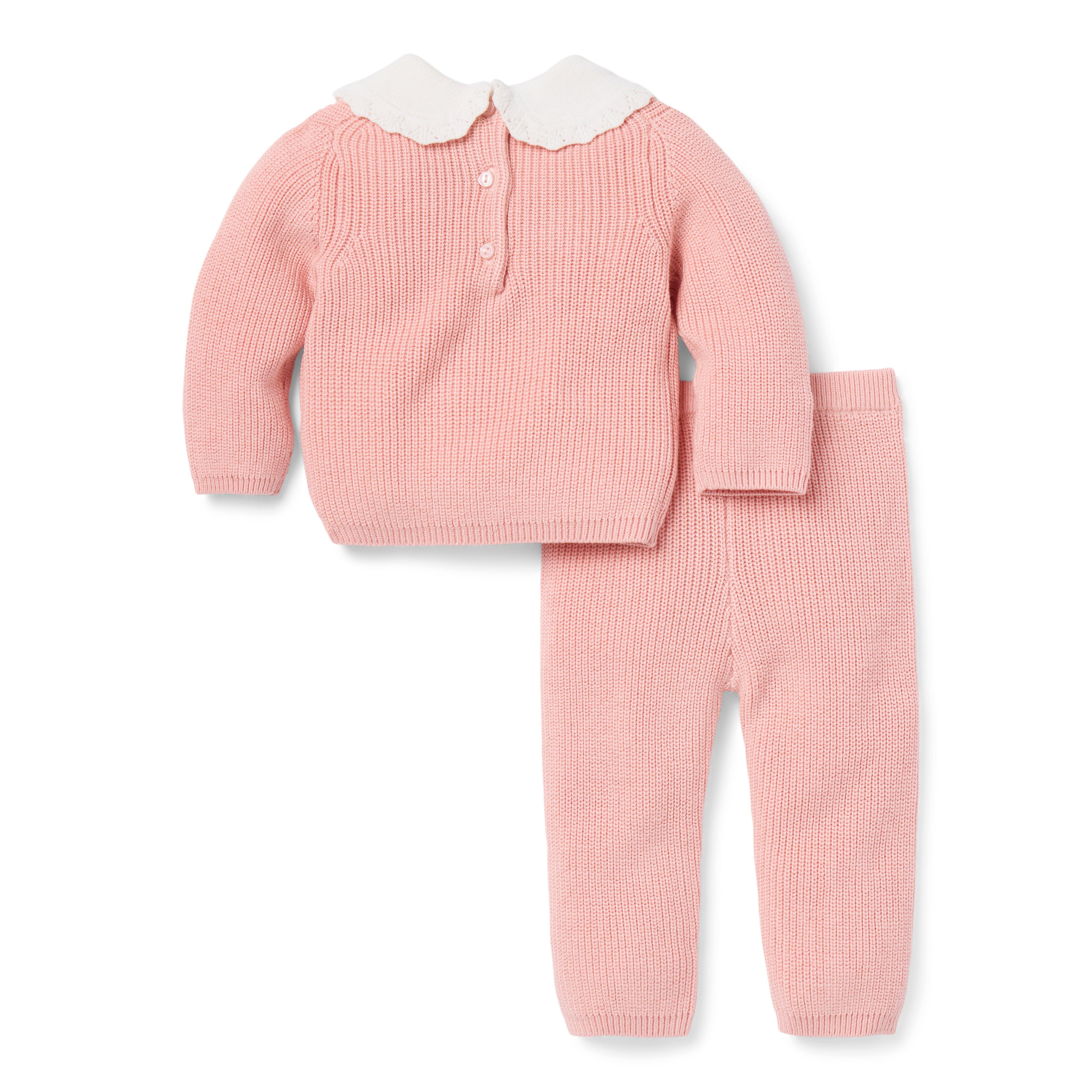 Baby Crochet Collar Matching Set image number 1