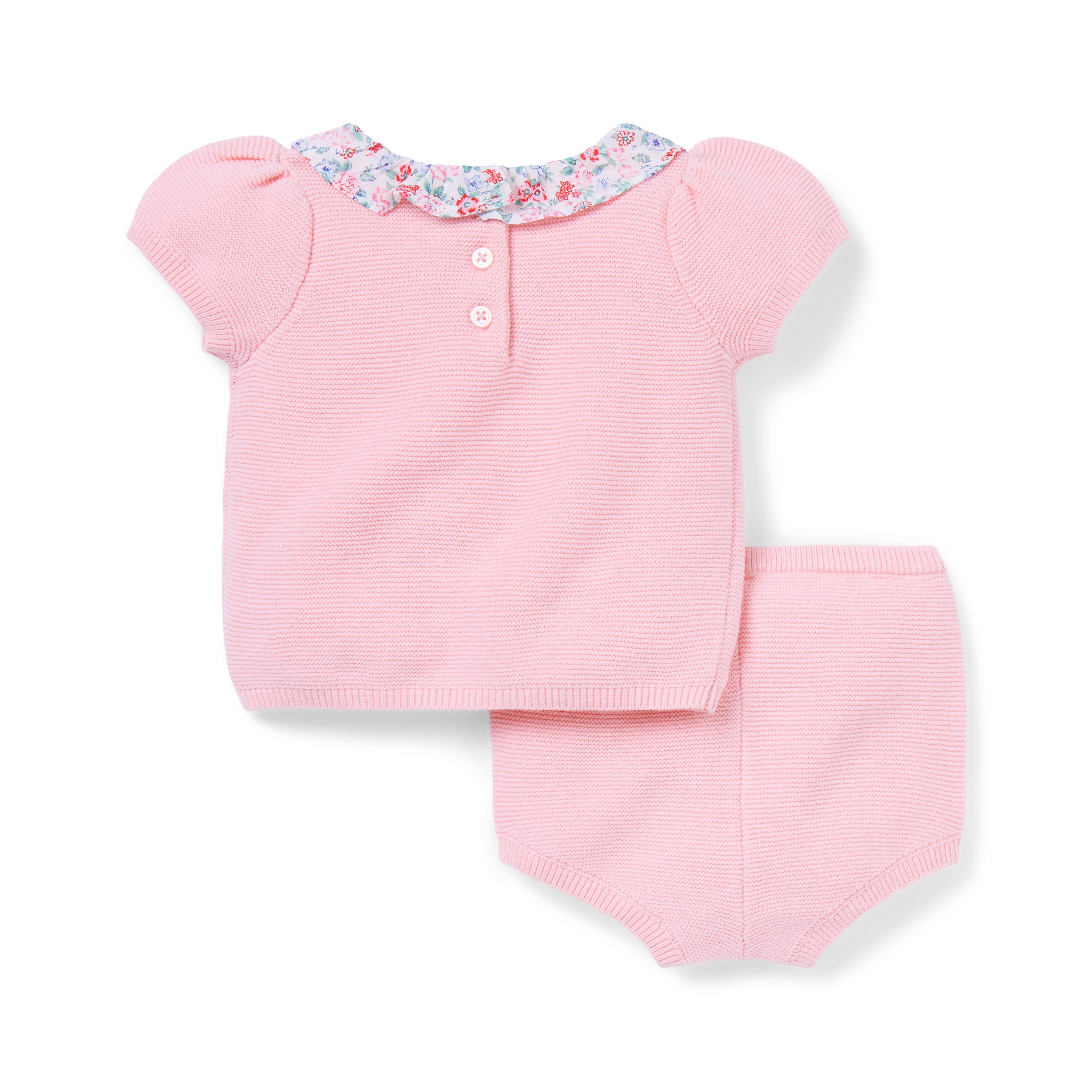Baby Floral Collar Matching Set image number 2