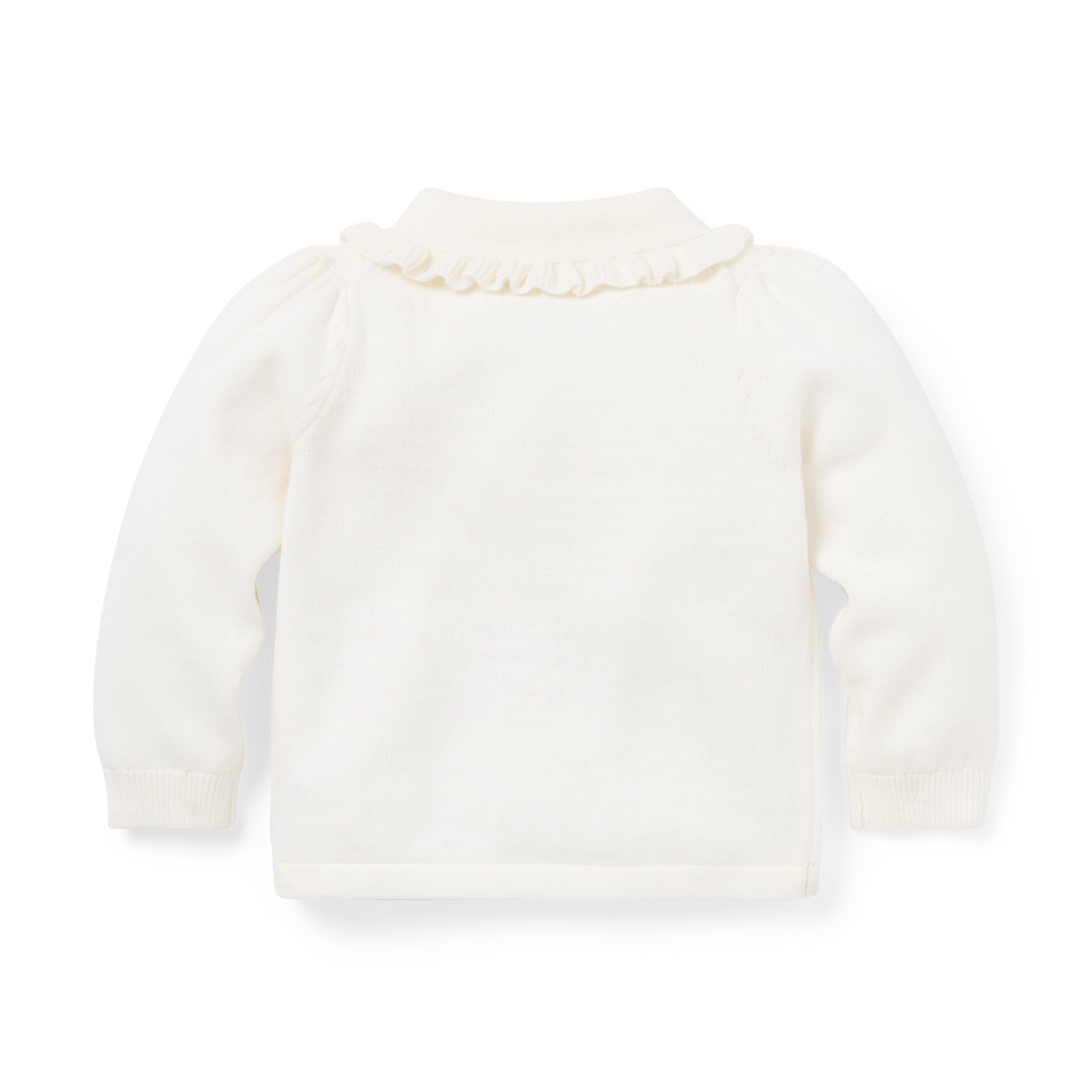 Baby Dog Ruffle Collar Cardigan image number 3