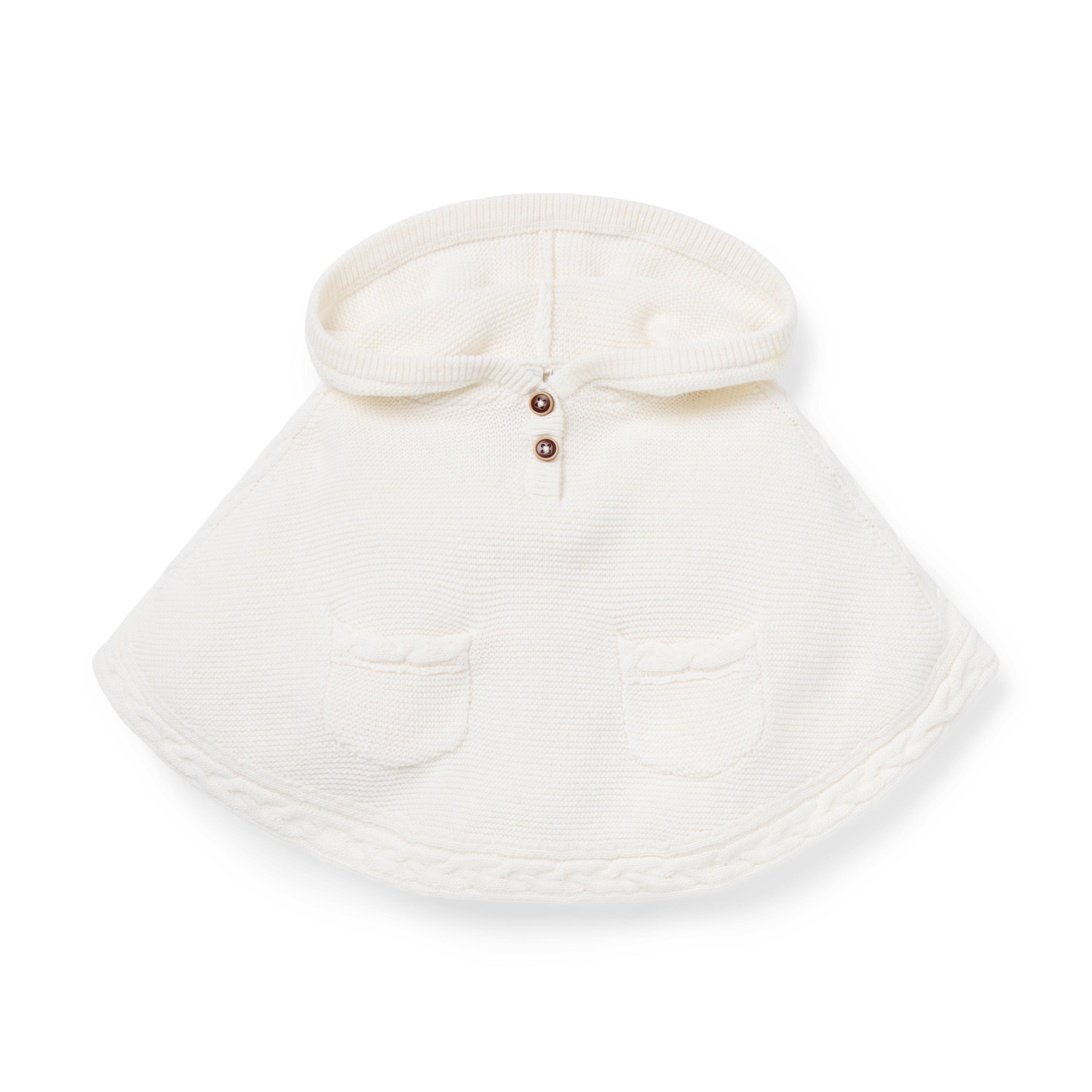 Baby Hooded Sweater Cape