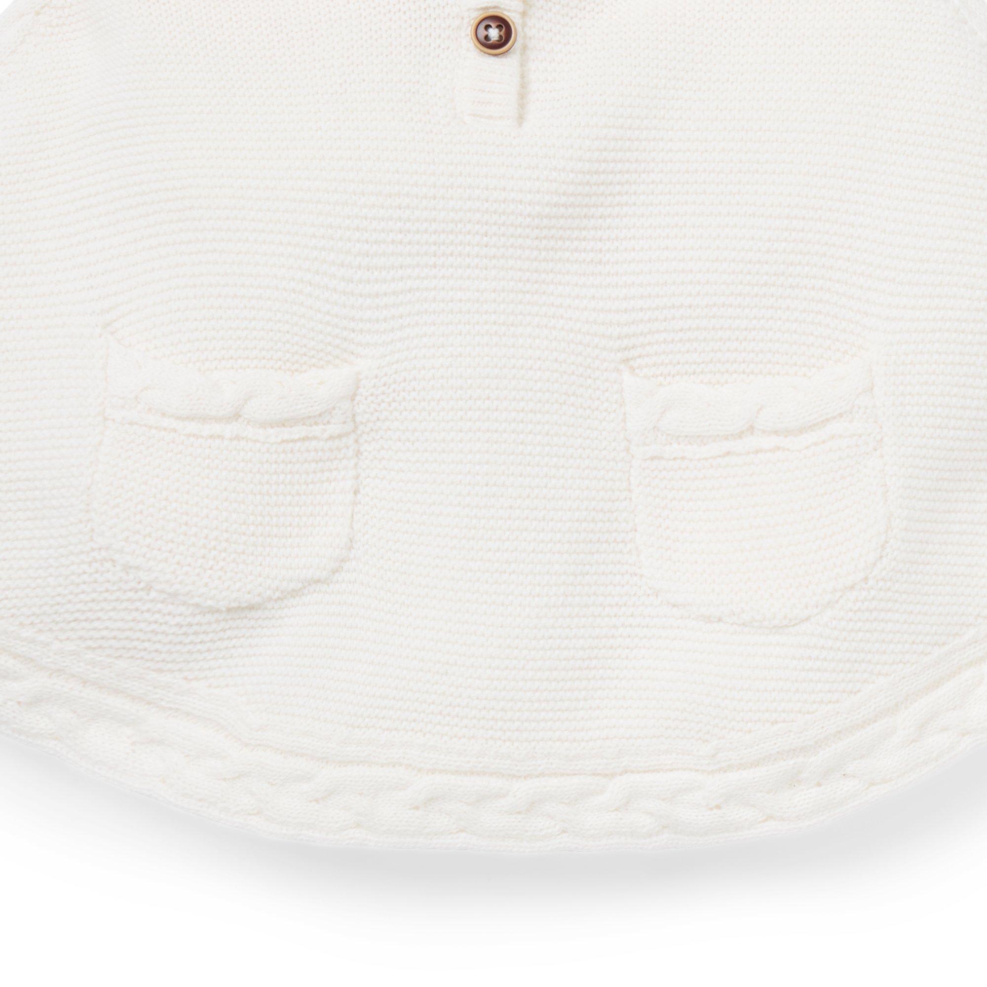 Baby Hooded Sweater Cape image number 1