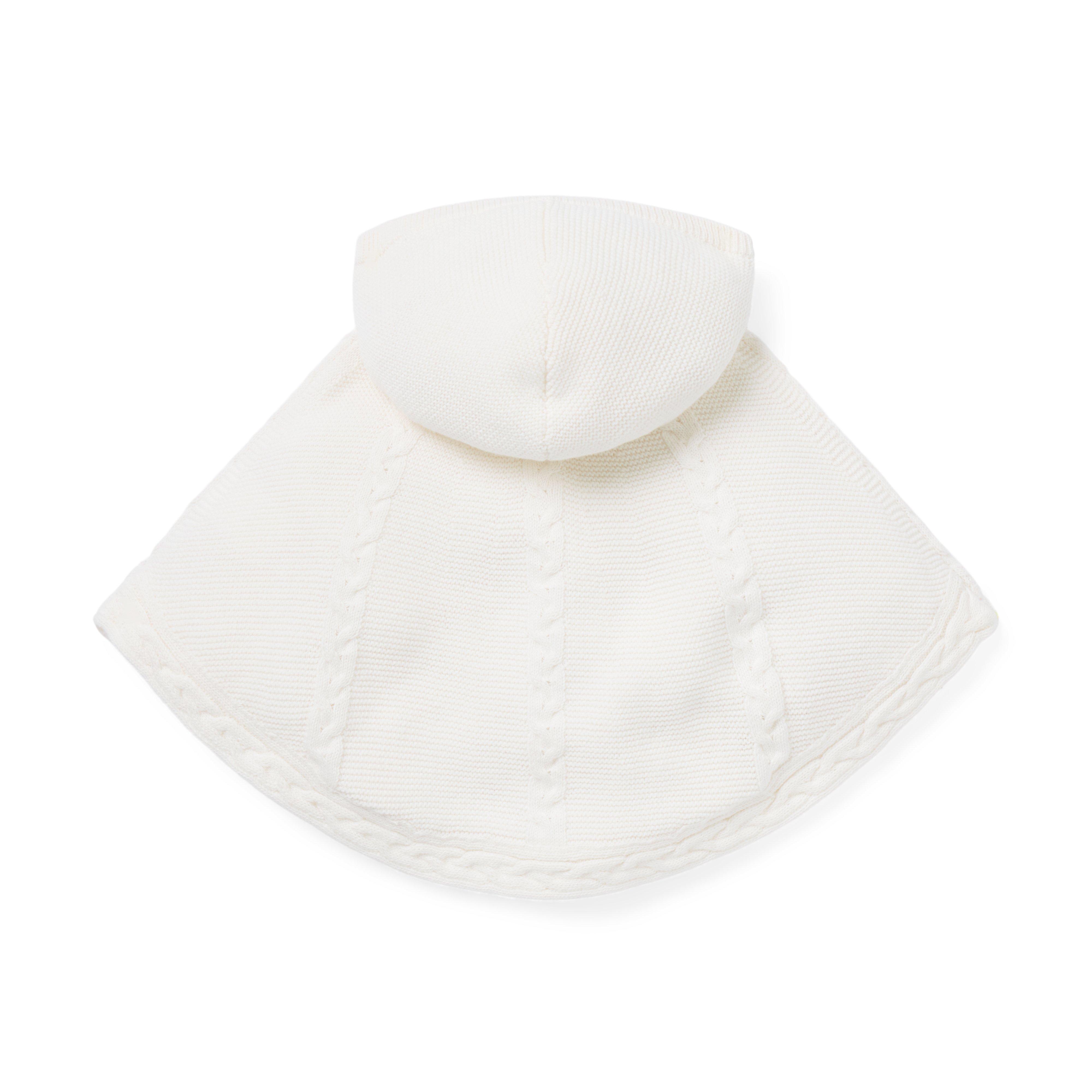 Baby Hooded Sweater Cape image number 2