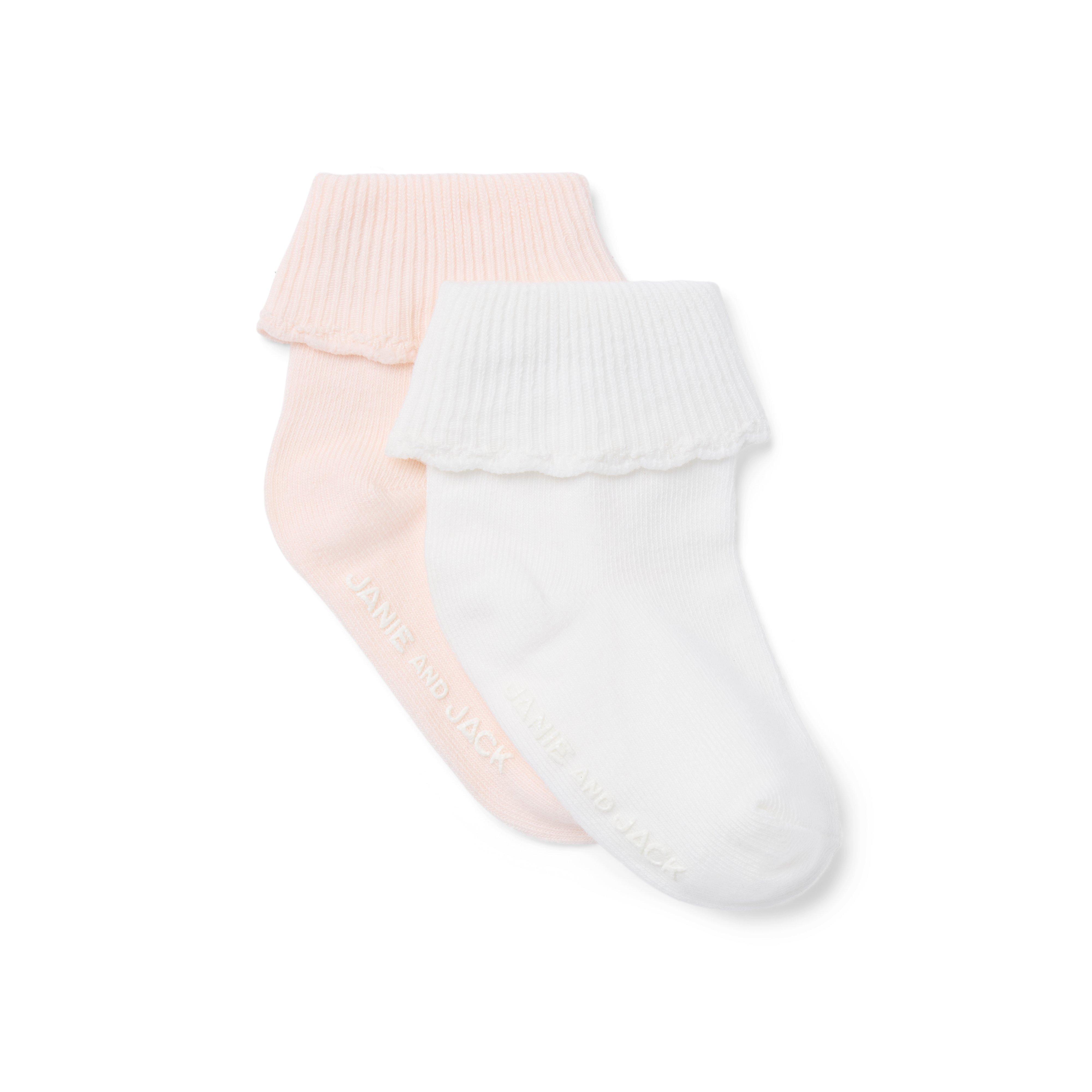Baby Scalloped Sock 2-Pack