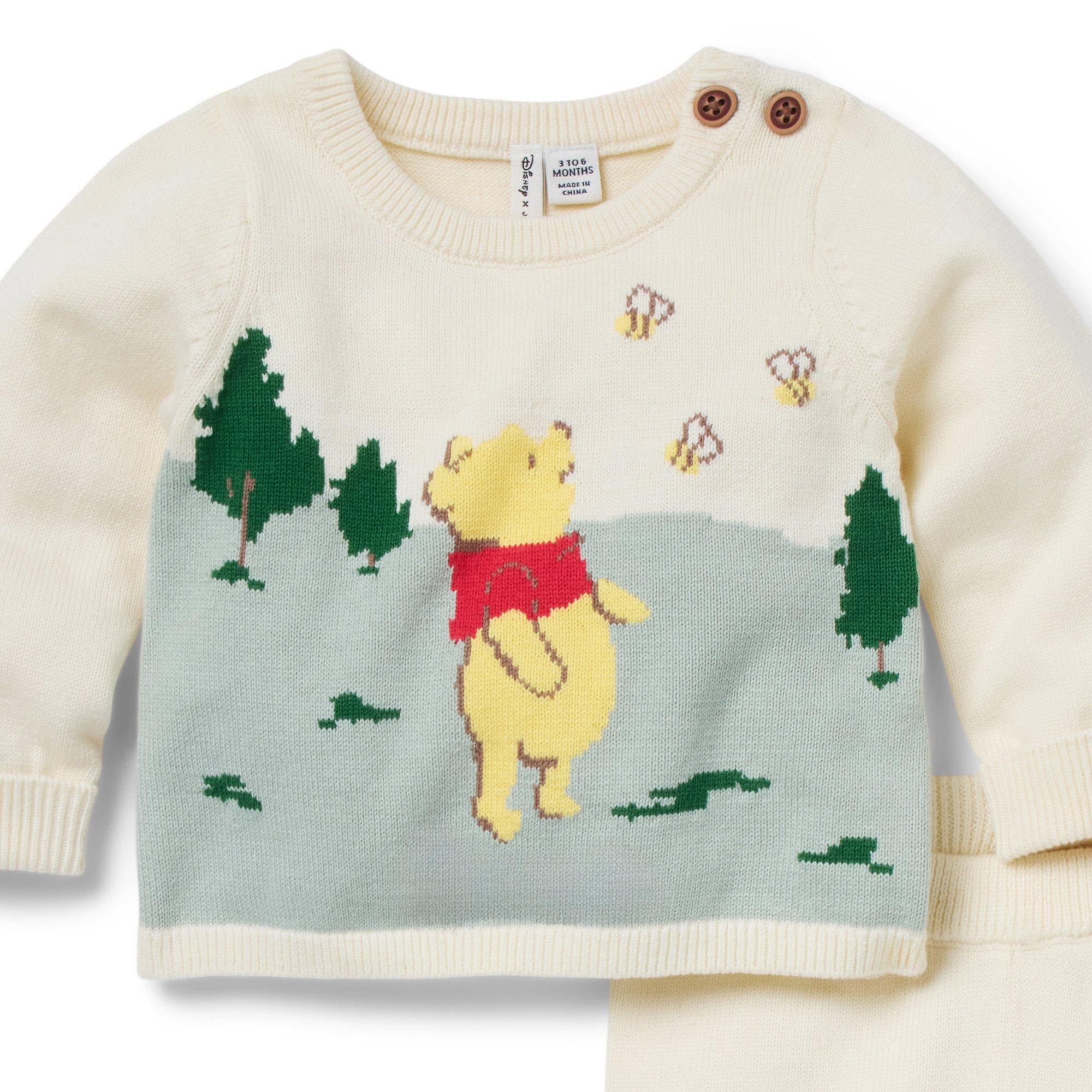 Disney Winnie The Pooh Baby Matching Sweater Set image number 1