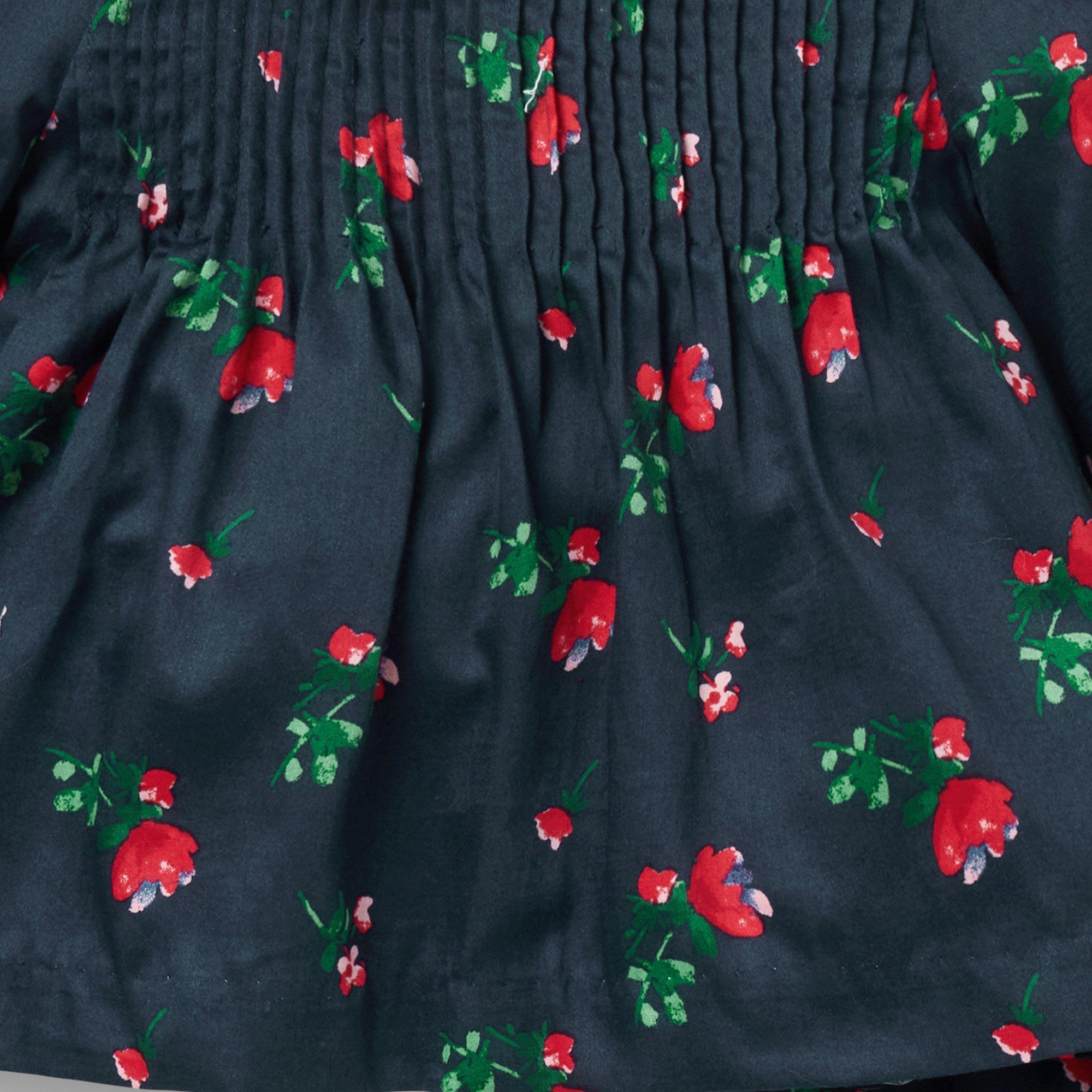 Baby Floral Pintuck Matching Set image number 1
