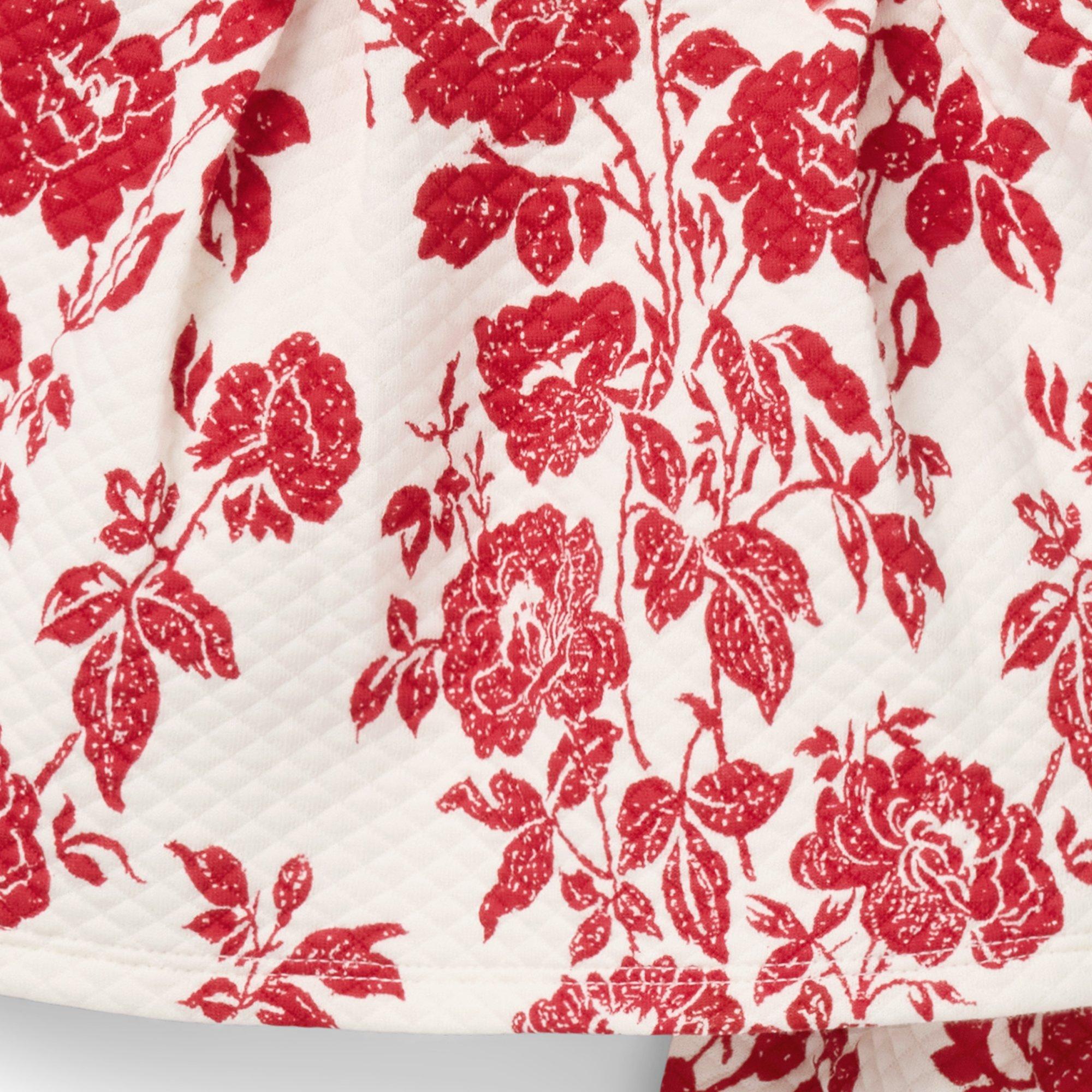 The Floral Quilted Bow Matching Baby Set image number 1