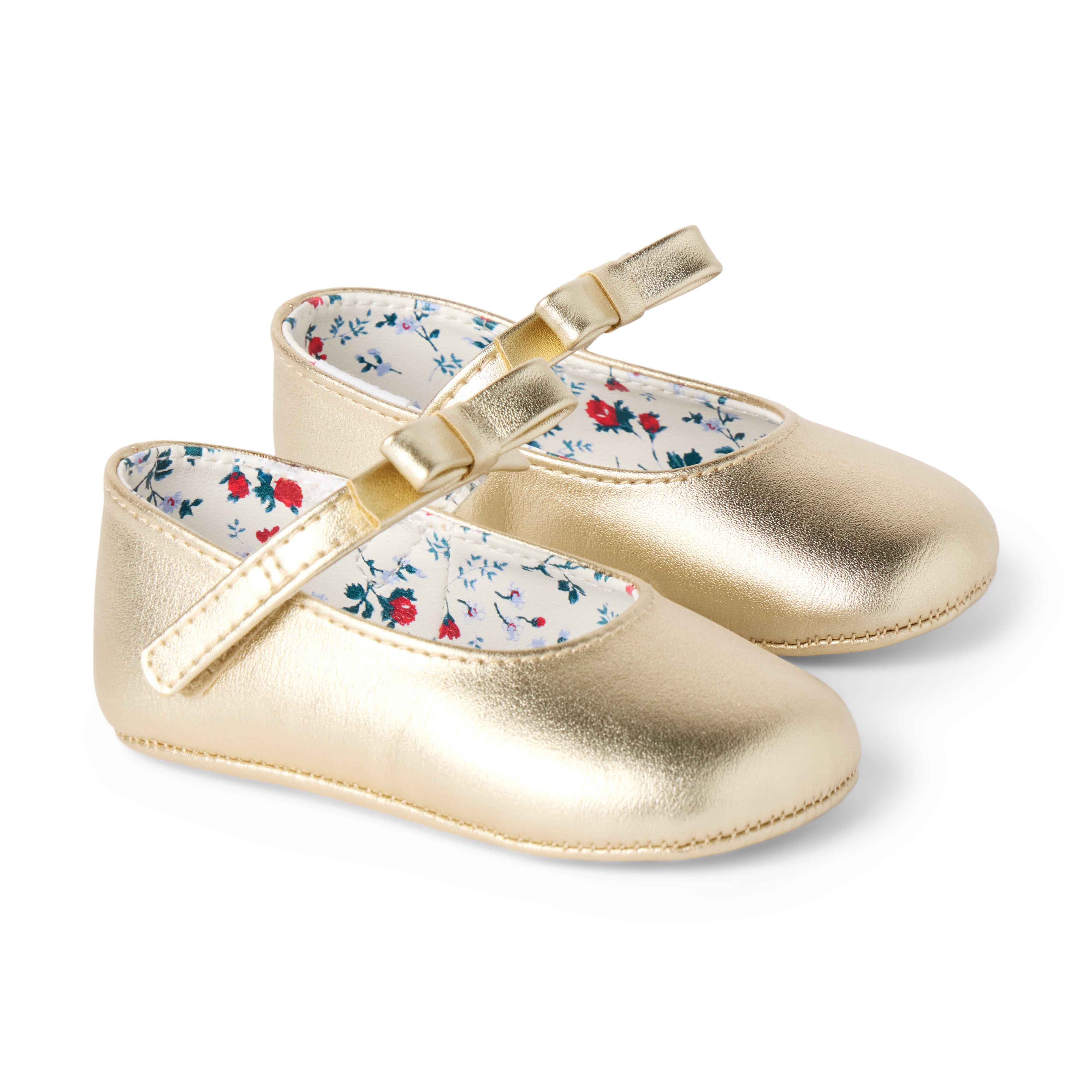 Baby Metallic Bow Ballet Flat