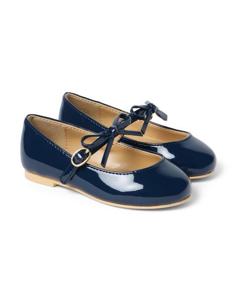 Patent Bow Ballet Flat