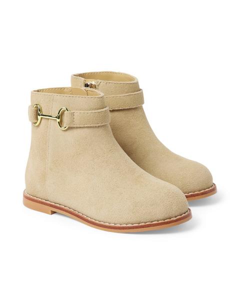 Suede Bridle Bit Bootie