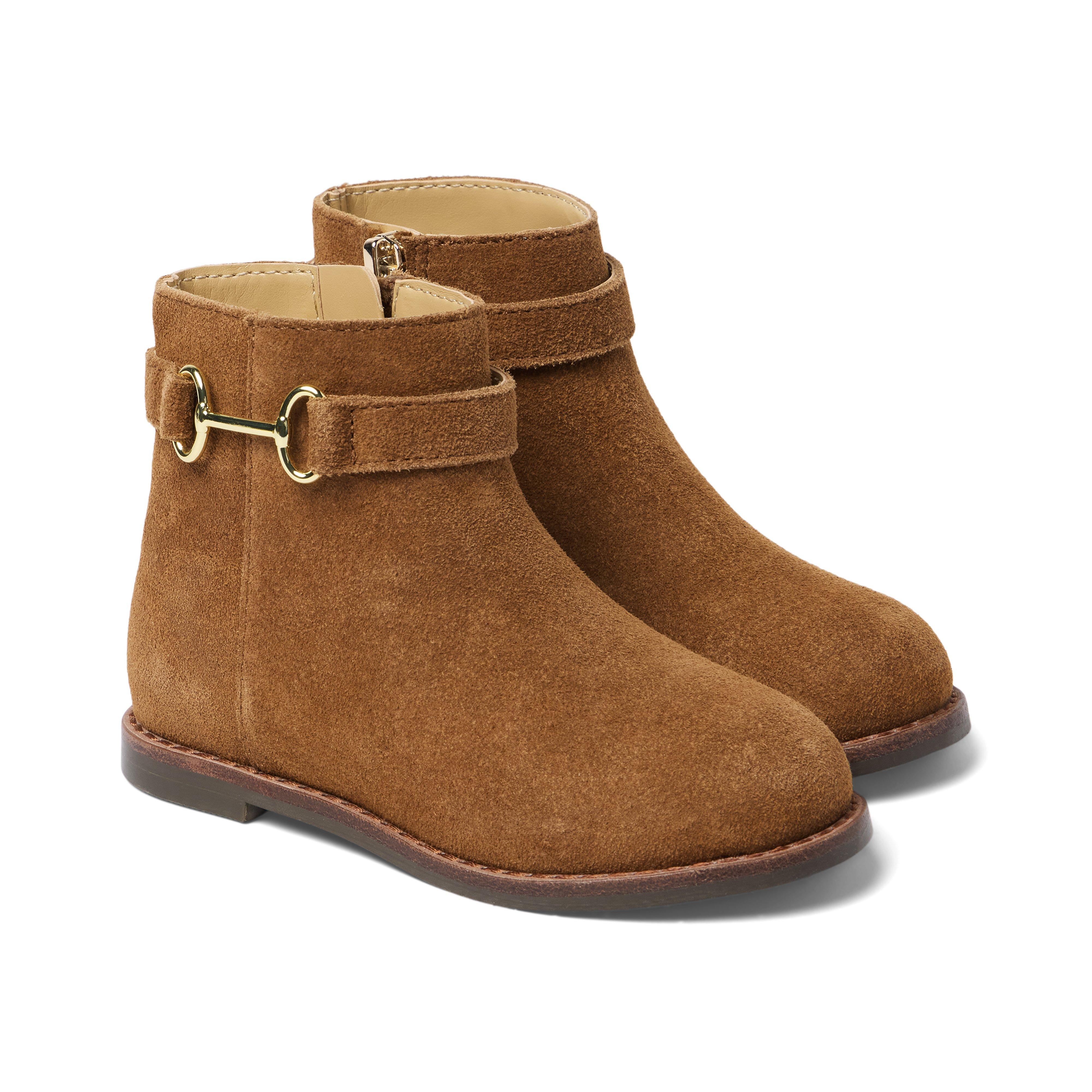 Suede Bridle Bit Bootie