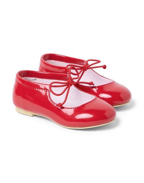 Patent Bow Ballet Flat