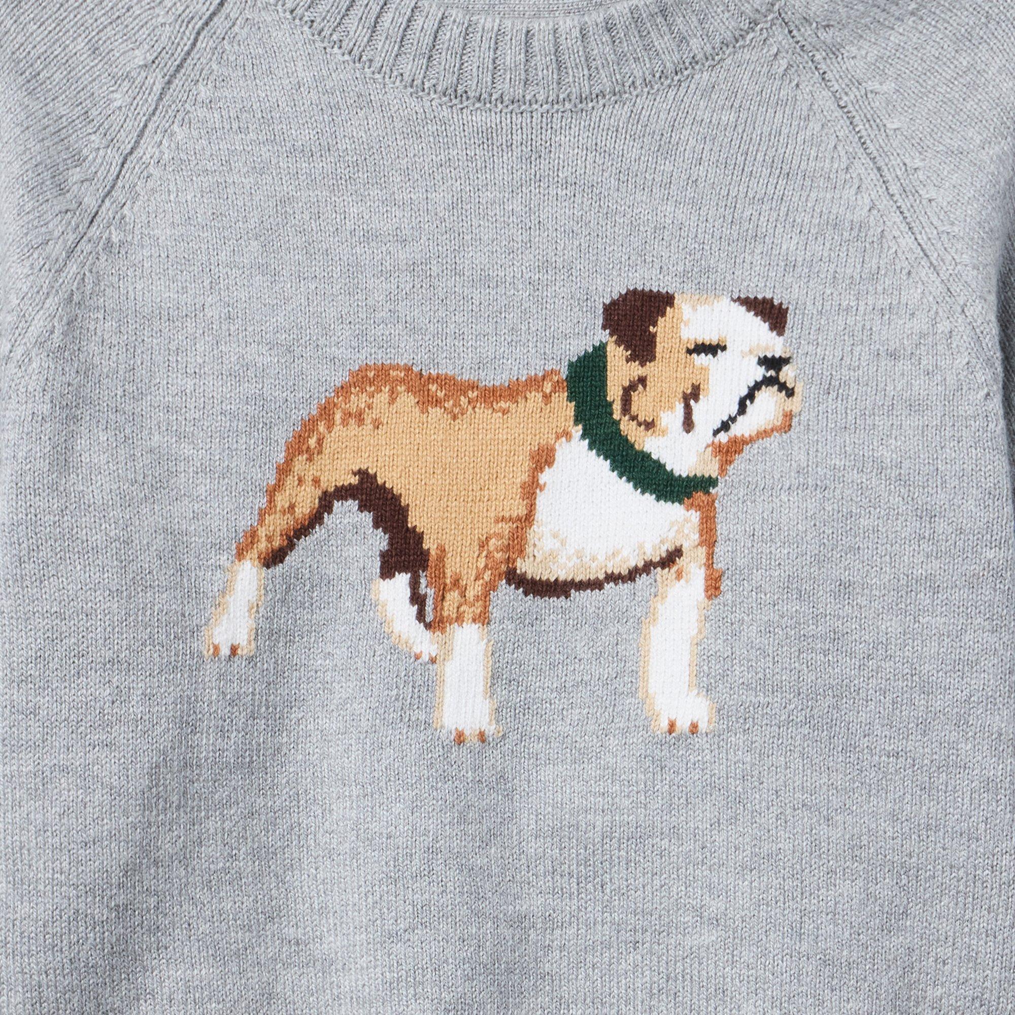 Bulldog Striped Sweater image number 1