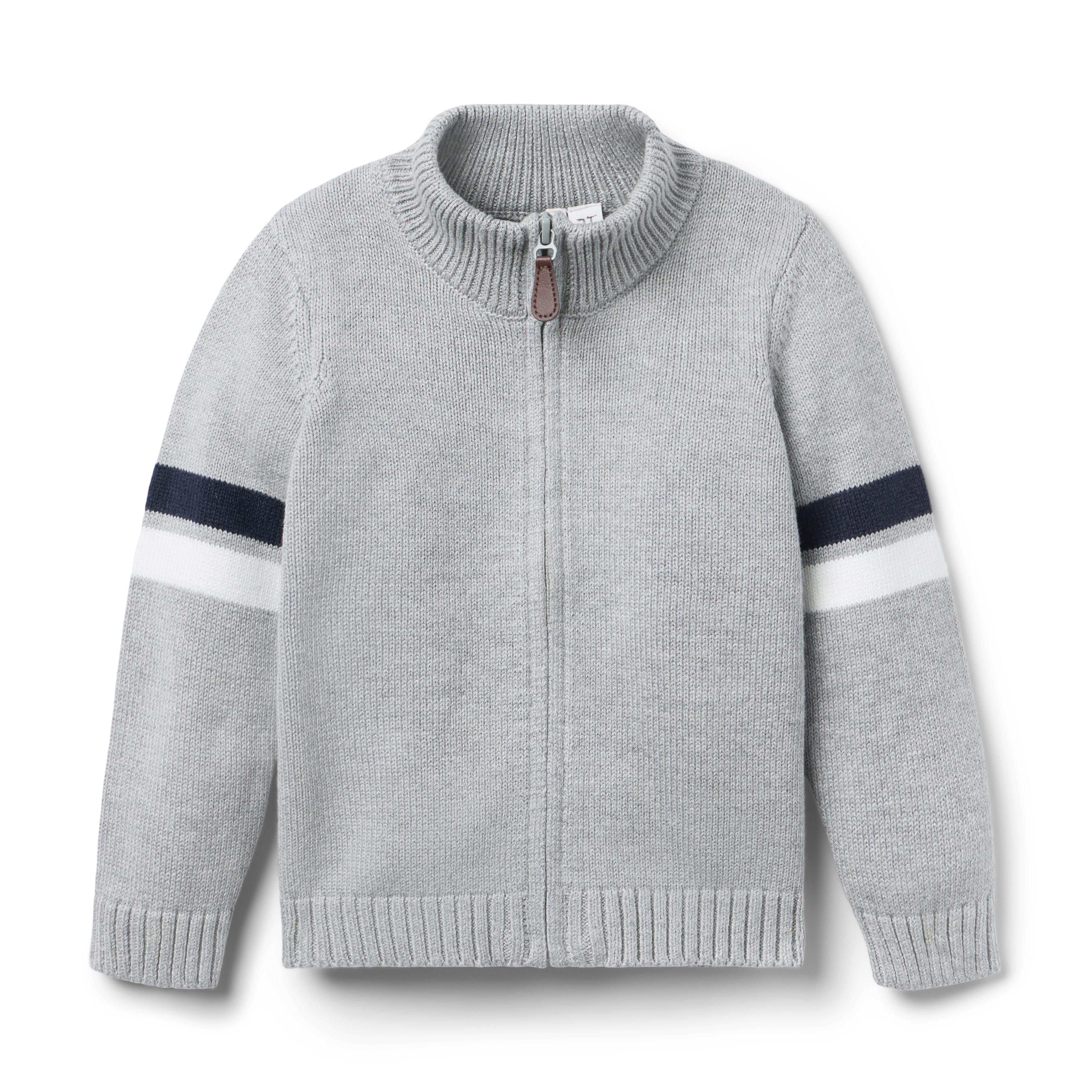 The Stripe Sweater Jacket