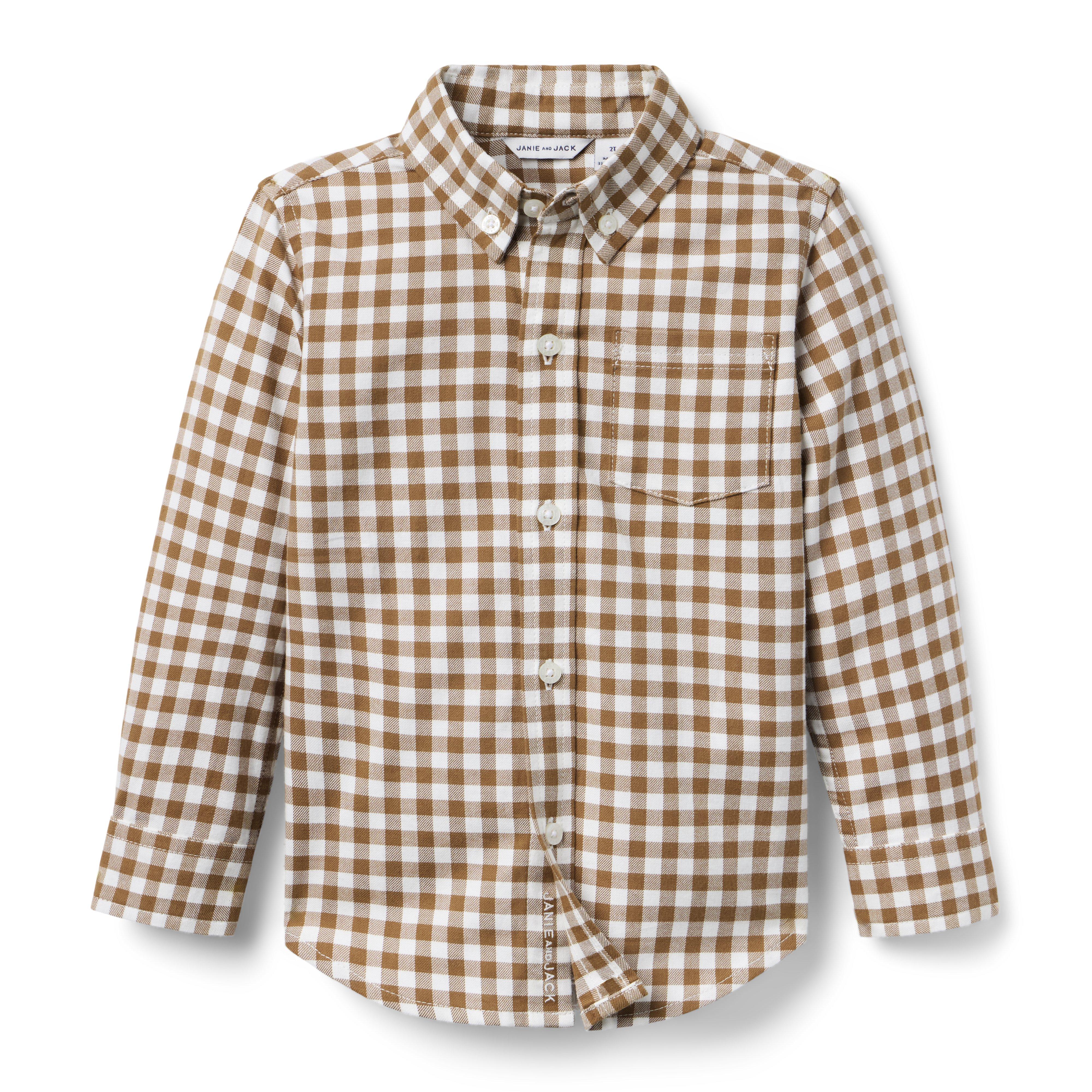Gingham Flannel Shirt