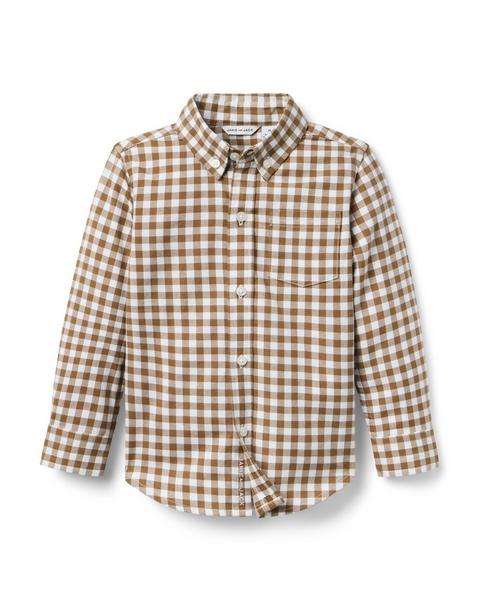 Gingham Flannel Shirt
