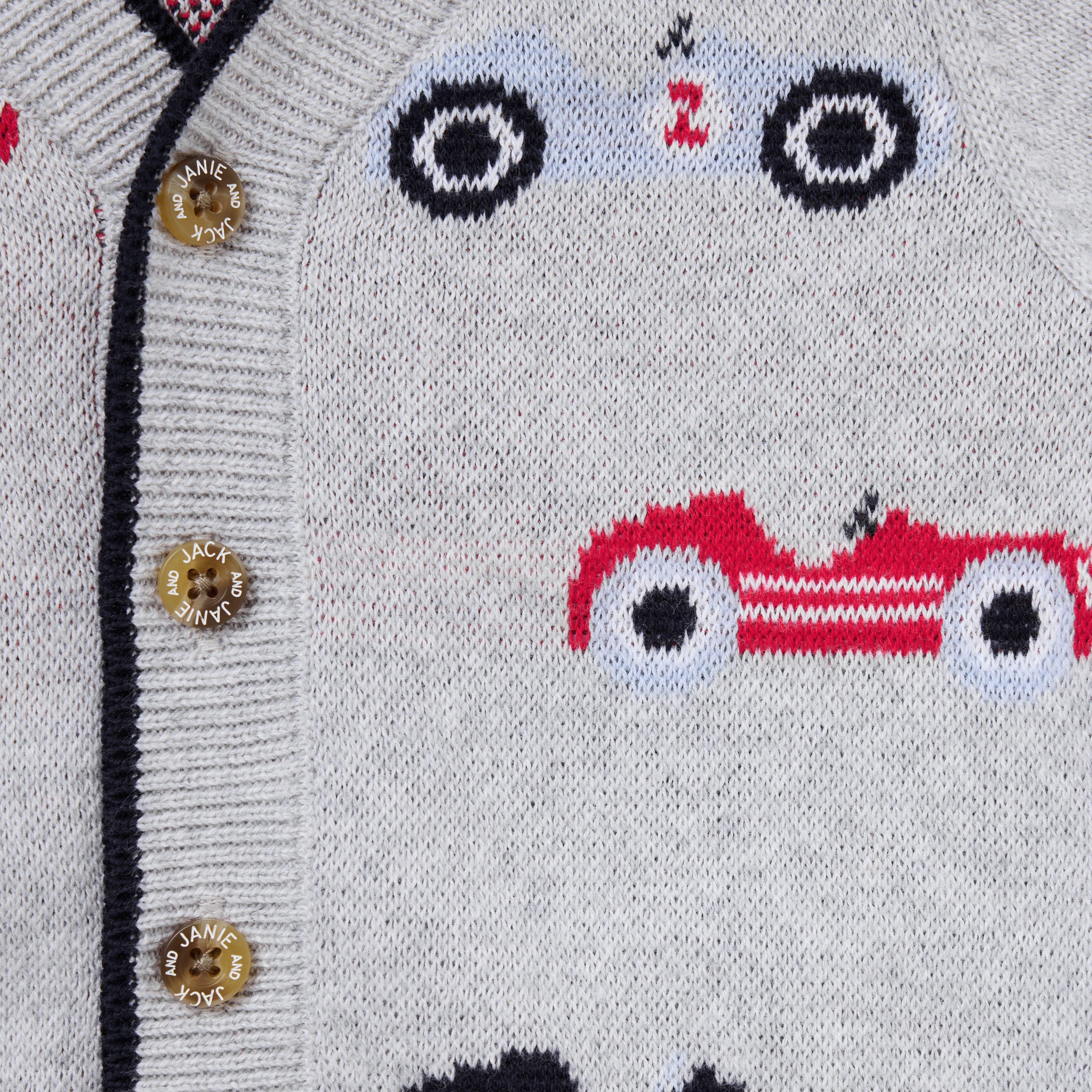Baby Race Car Cardigan image number 1