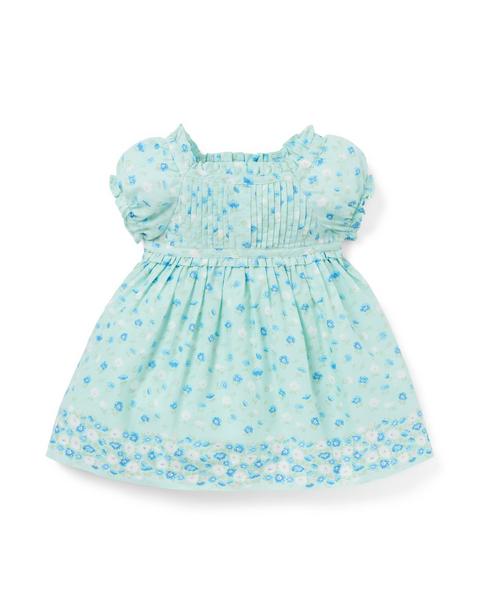Baby Floral Border Dress