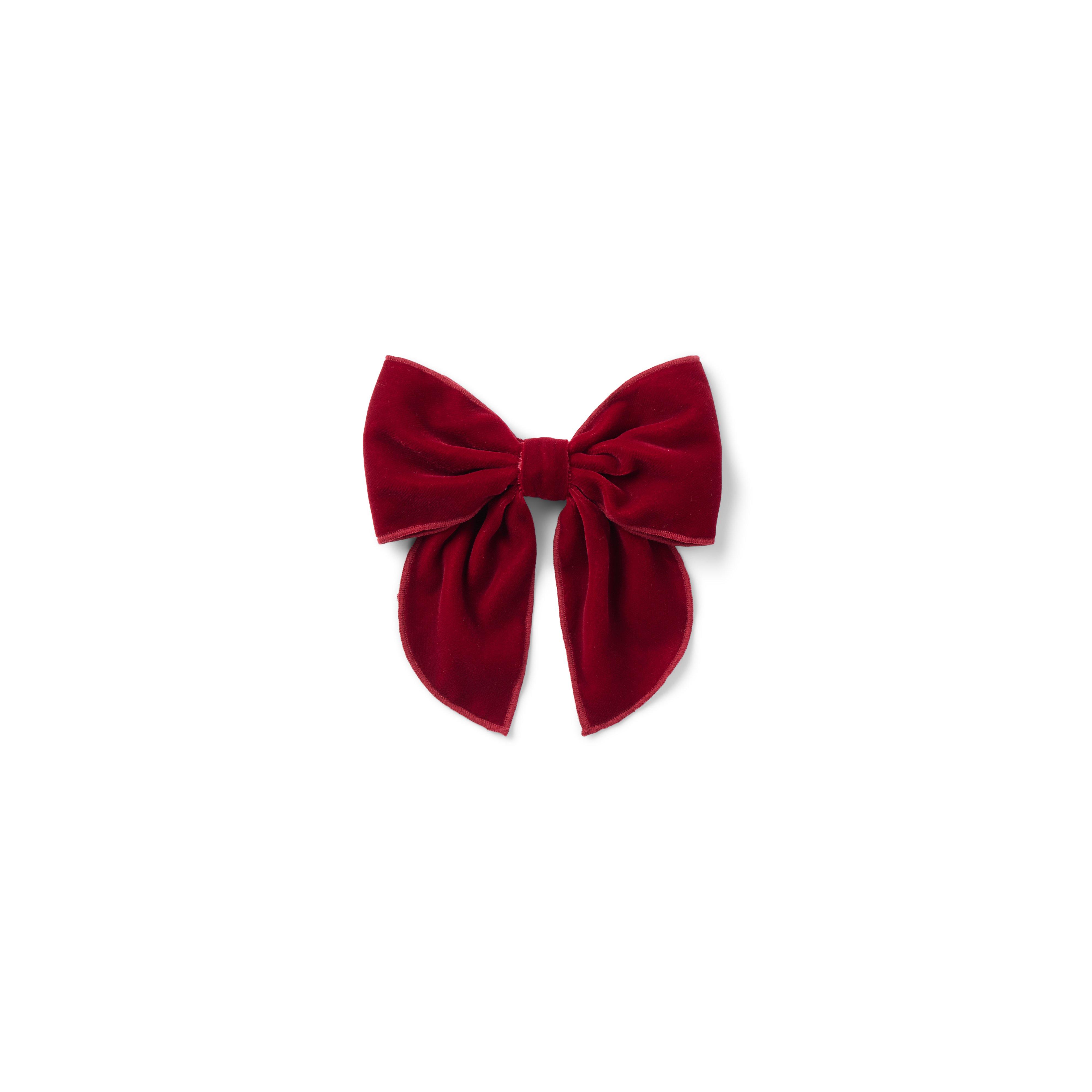 Velvet Bow Barrette
