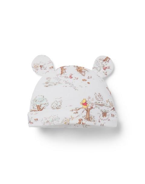 Disney Winnie the Pooh Toile Baby Beanie