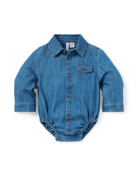 Baby Chambray Bodysuit