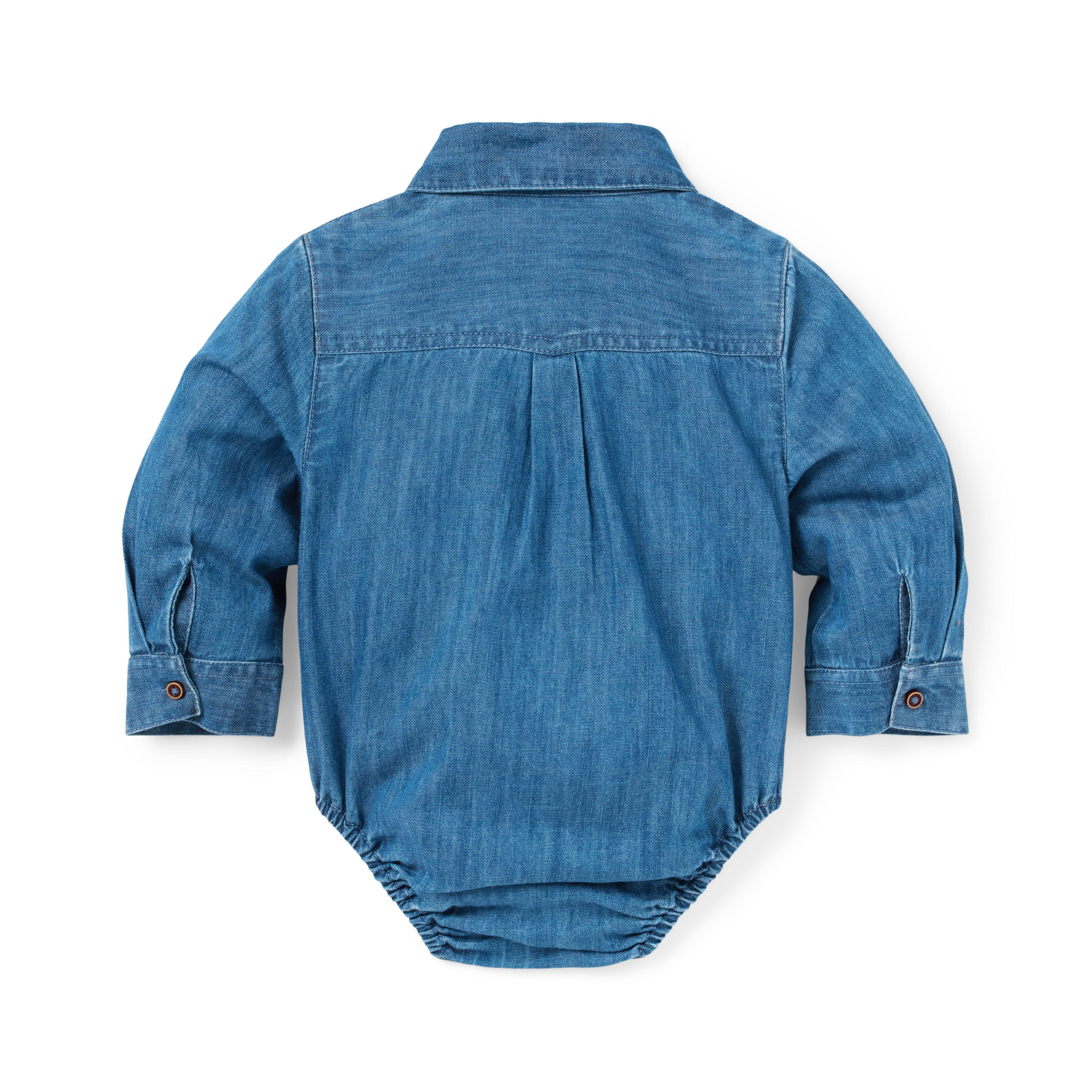 Baby Chambray Bodysuit image number 2