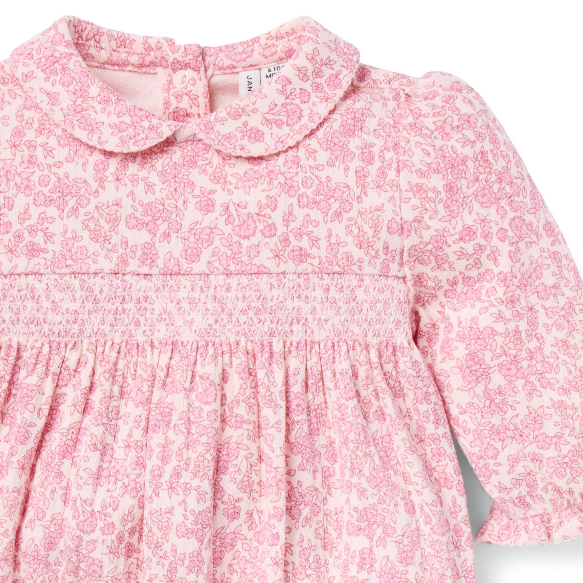 Baby Ditsy Floral Smocked Romper image number 3