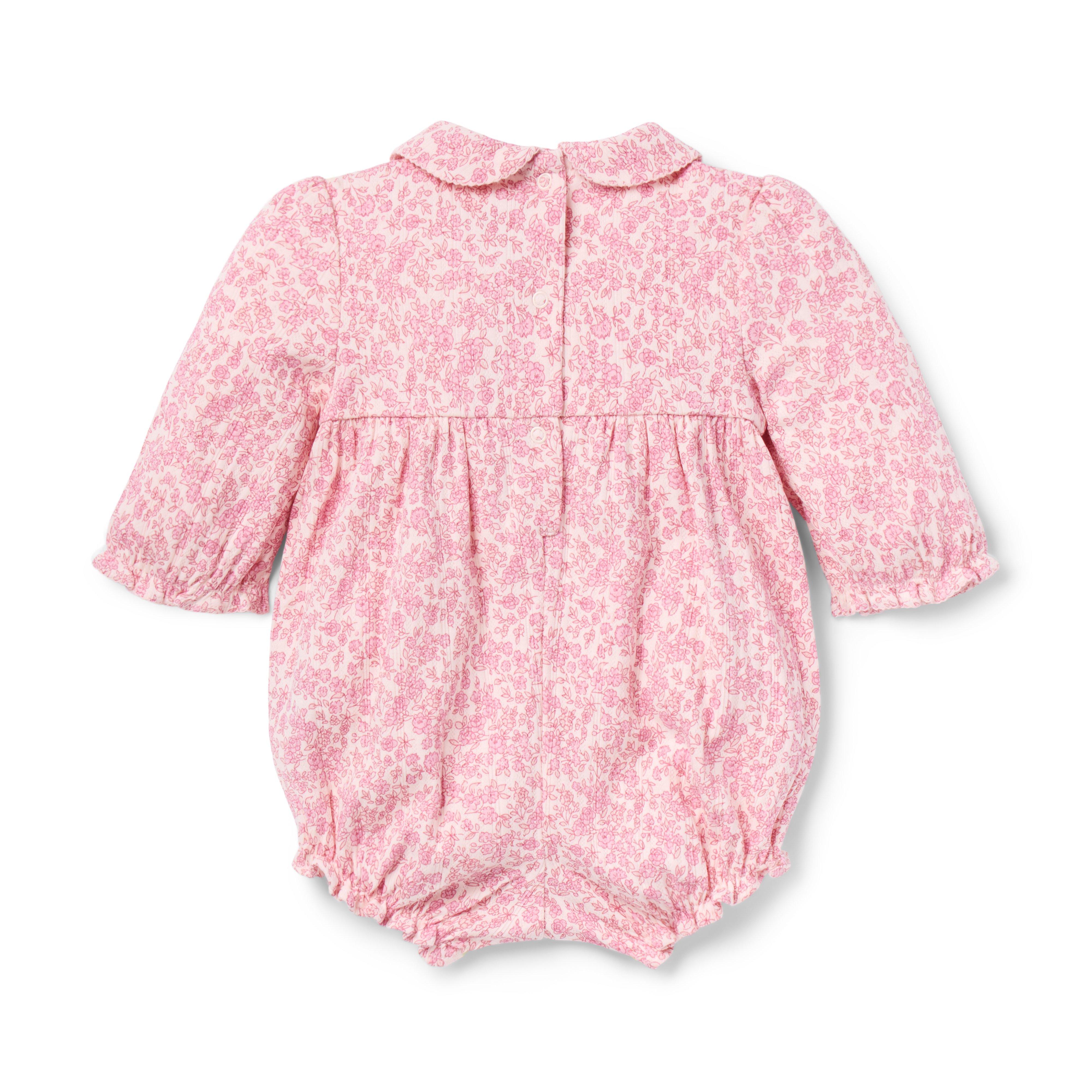 Baby Ditsy Floral Smocked Romper image number 1