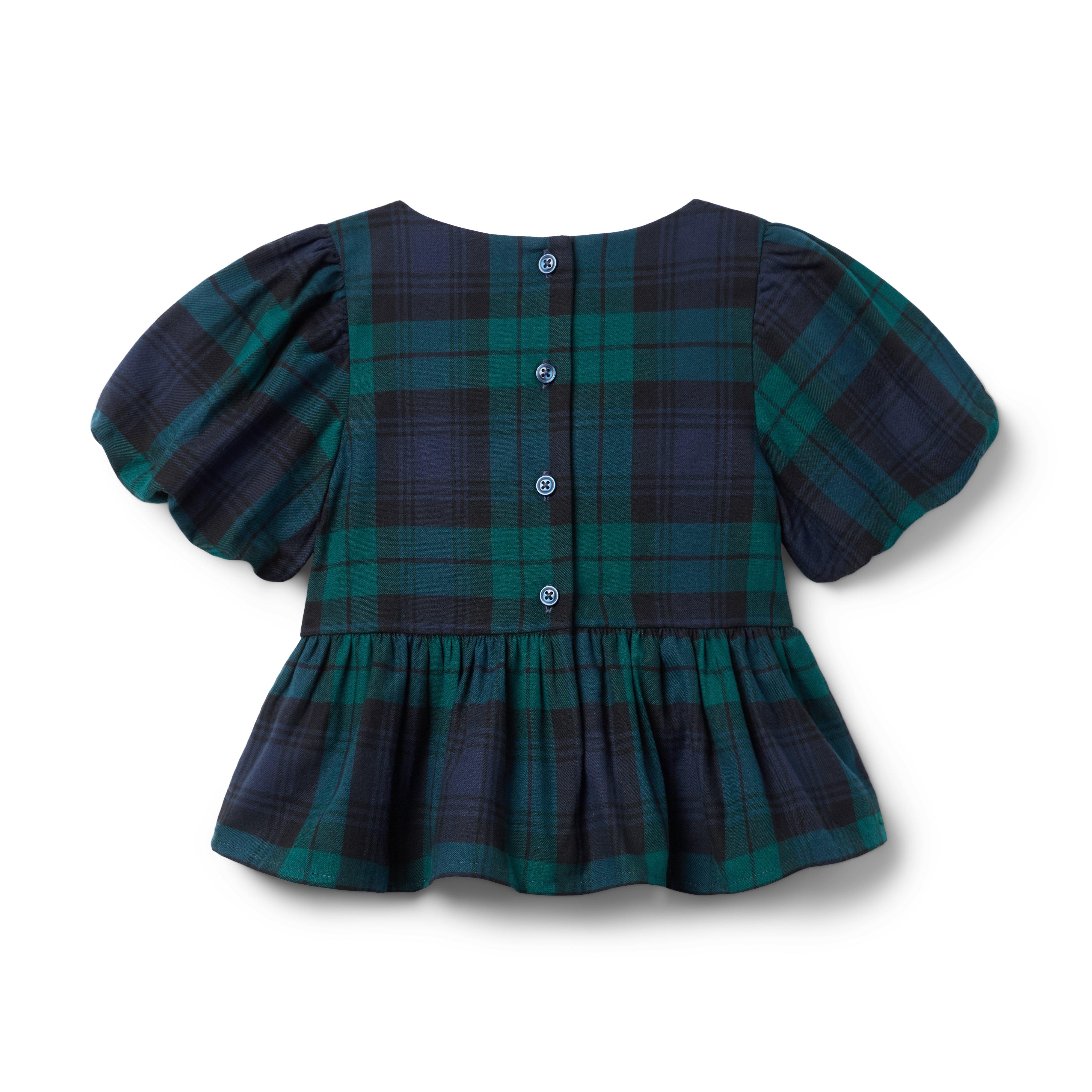 Tartan Peplum Bow Top image number 2