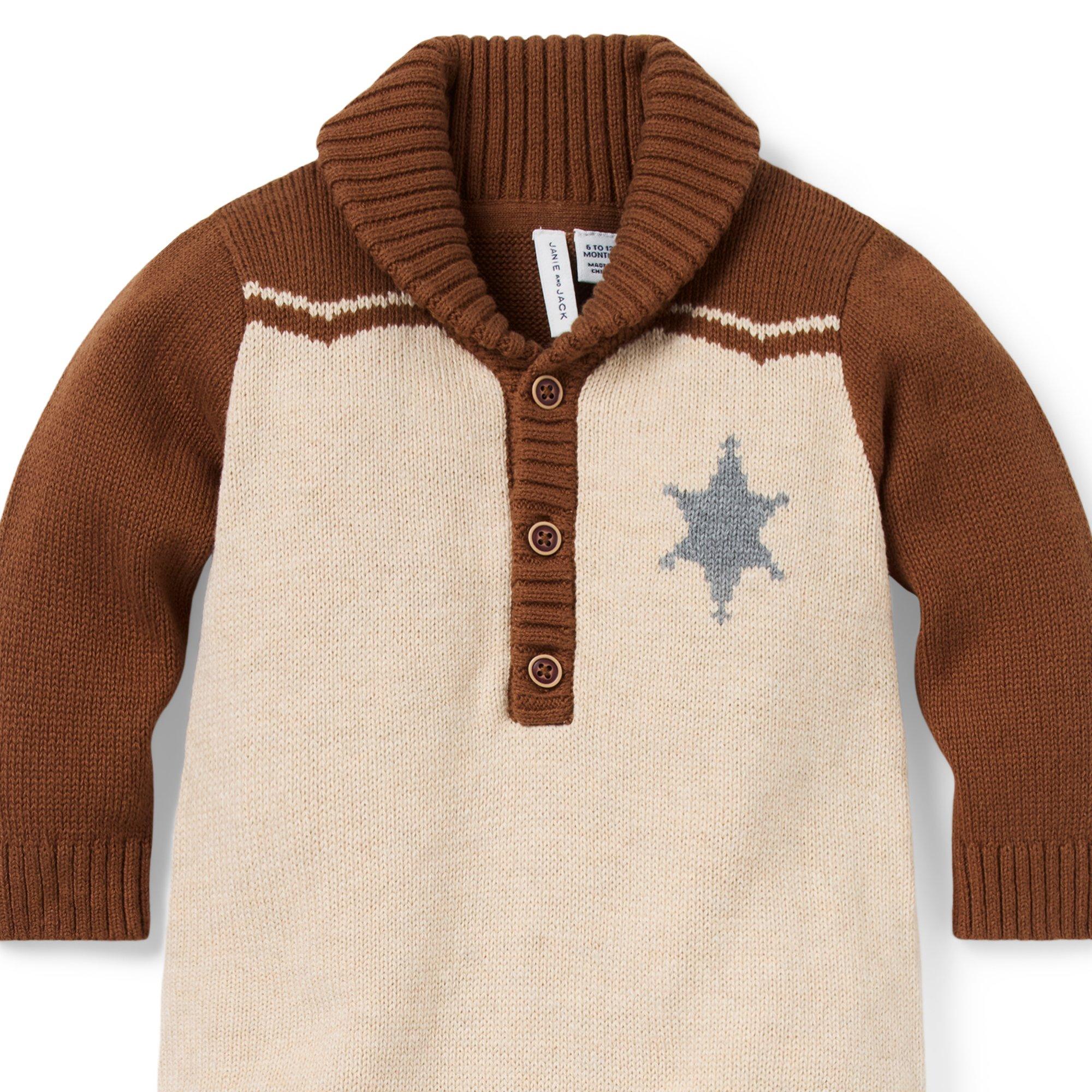 Baby Western Sweater One-Piece image number 1