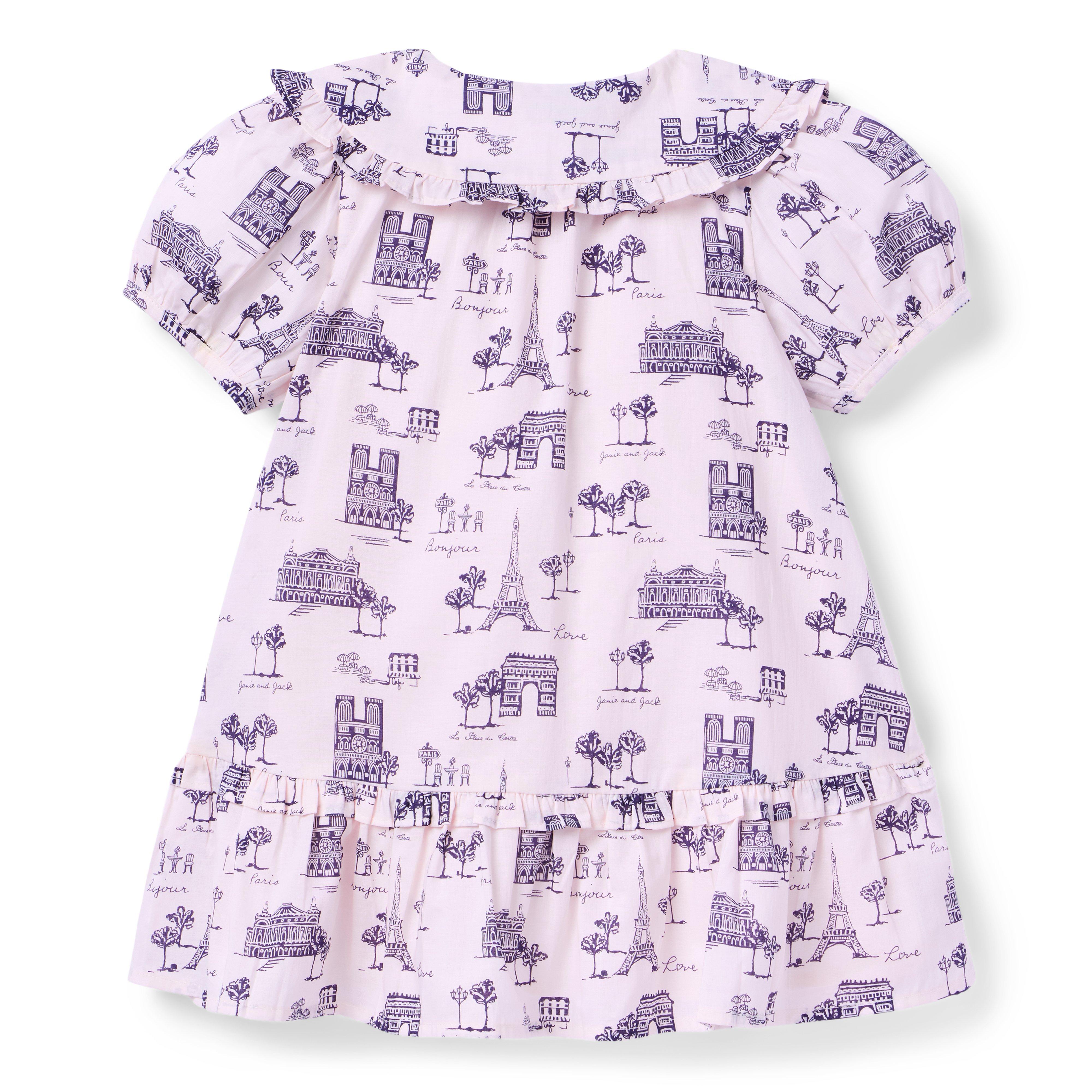 Paris Ruffle Collar Dress image number 1